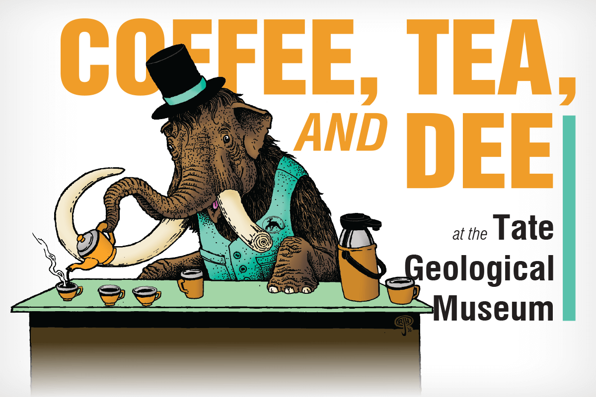 Image for "Coffee, Tea and Dee" monthly event.