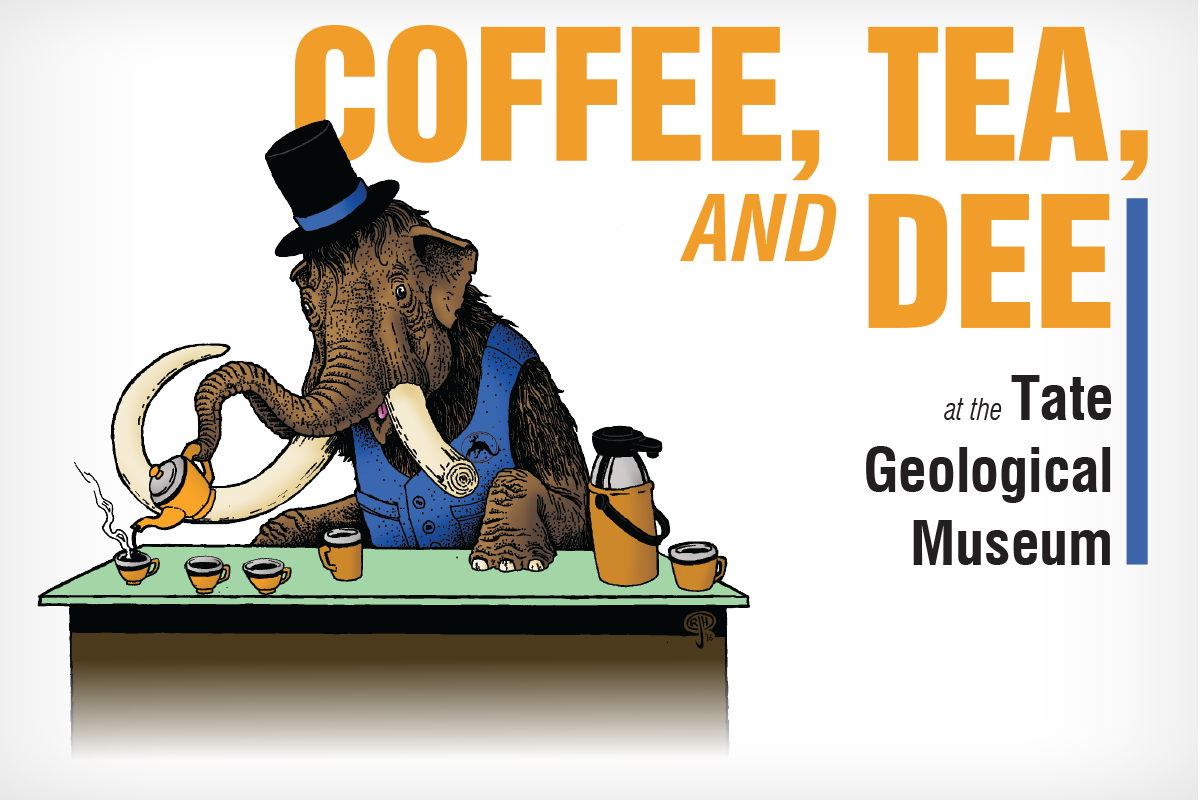 Image for "Coffee, Tea and Dee" monthly event.