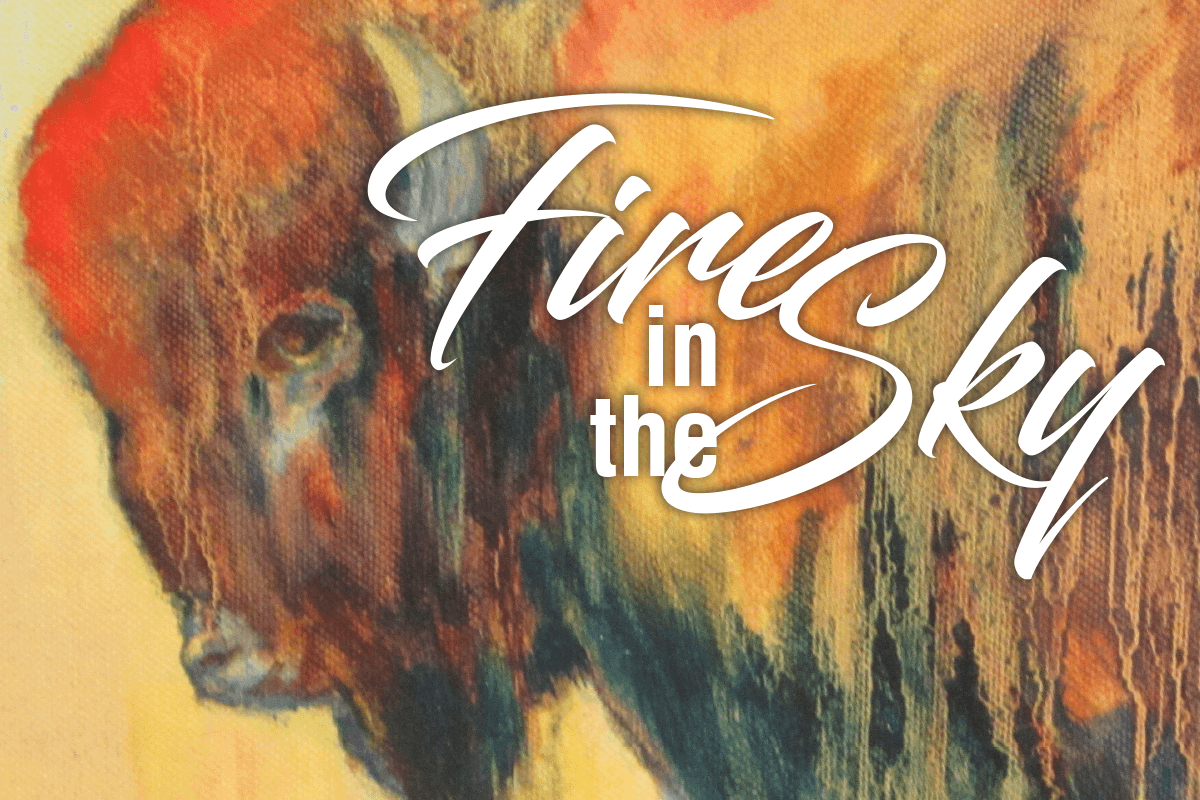 Image for "Fire in the Sky" art show.