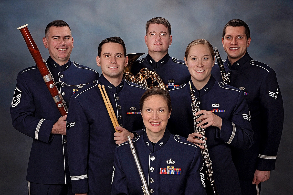 airforceacademybandimage The United States Air Force Academy Band – Academy Winds from Colorado Springs, Colorado, will perform in the Wheeler Concert Hall Monday, Feb. 12 at 7 p.m.