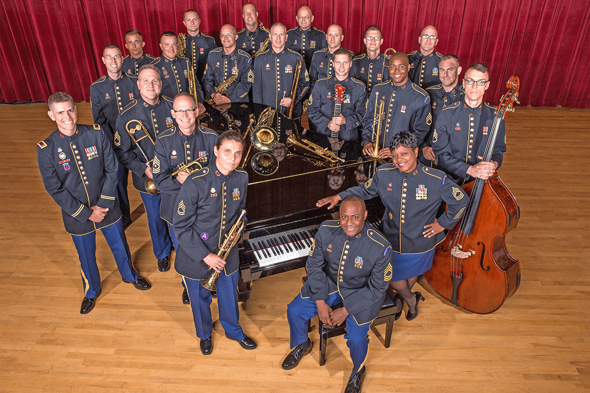 The Jazz Ambassadors, the official touring big band of the United States Army.