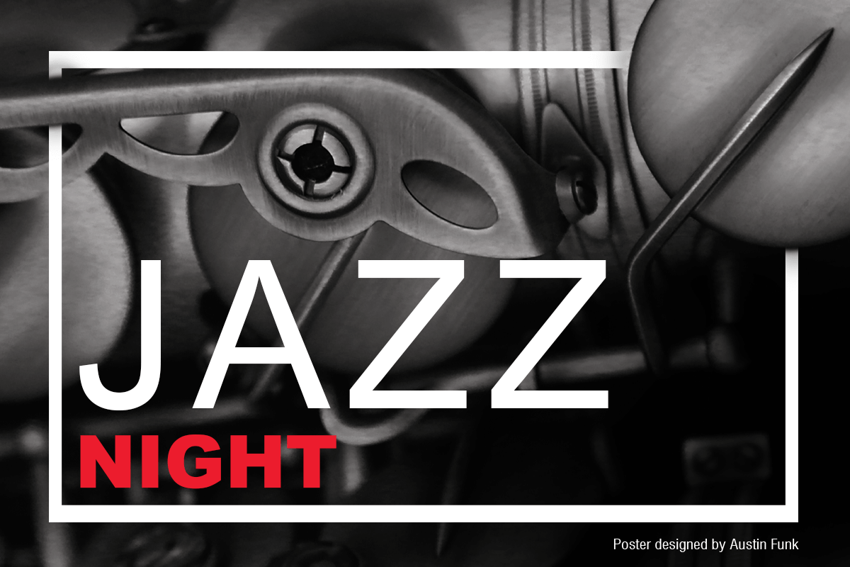 The Casper College Jazz Ensemble and the Casper College Contemporary Singers will present “Jazz Night” on Wednesday, April 25 at 7 p.m. in the Wheeler Concert Hall.