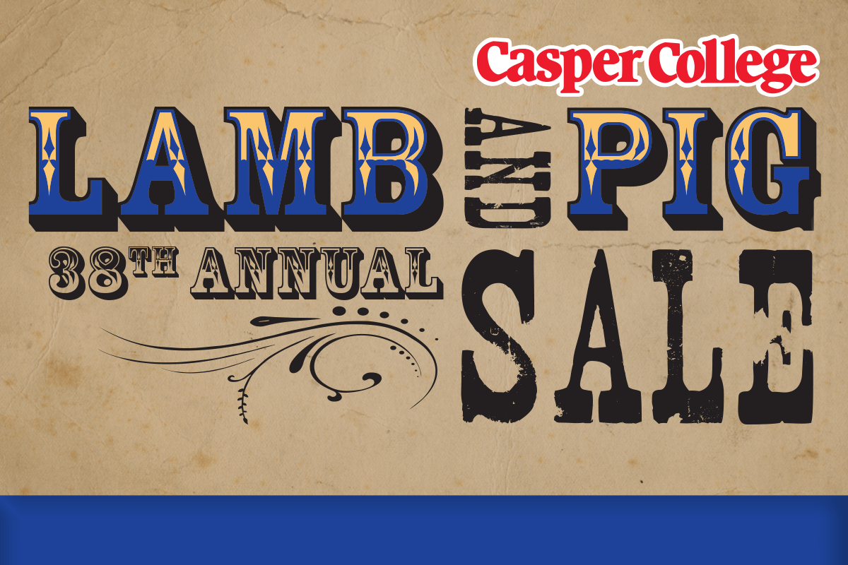 The Casper College Agriculture Department is hosting its 38th Annual Lamb and Pig Sale on Saturday, April 7.