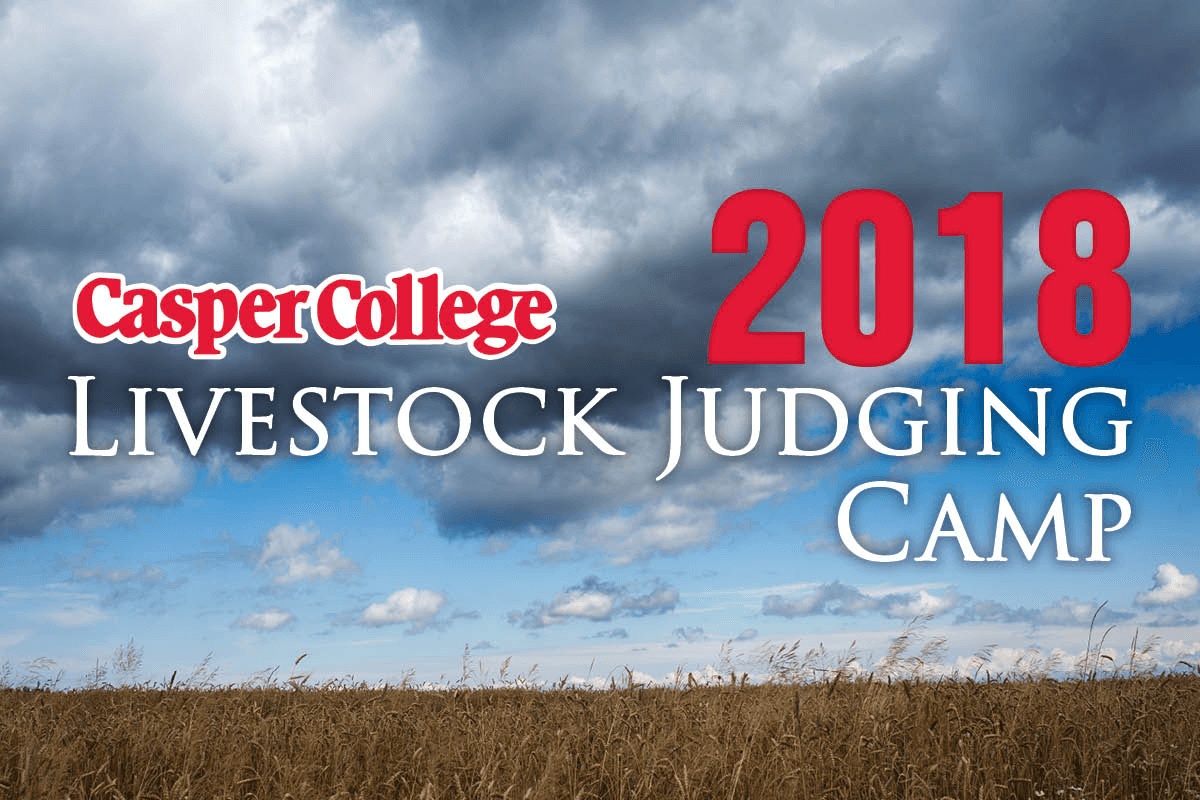 The Annual Casper College Livestock Judging Camp will be held June 25 through 27 at the Grace Werner Agricultural Pavilion on the Casper College campus.
