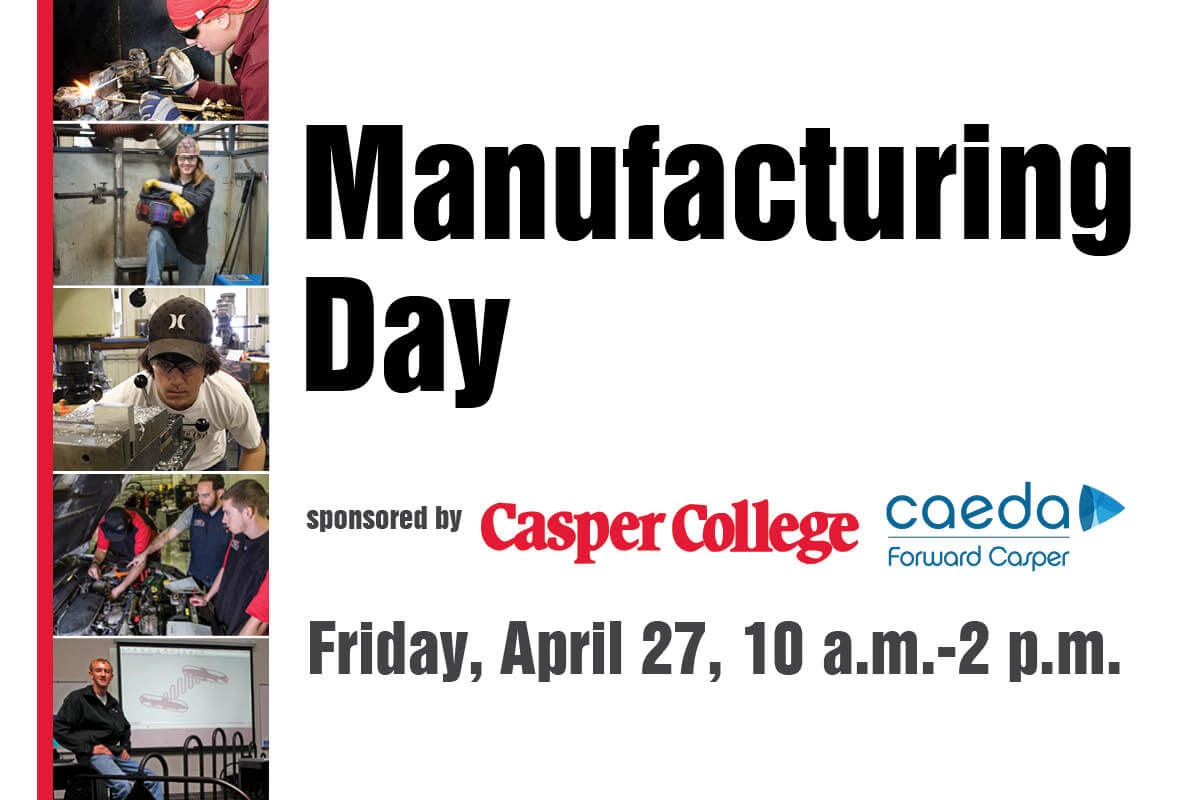 manufacturingdayimage High school students in Natrona County are invited to attend Manufacturing Day on Friday, April 27 from 10 a.m. to 2 p.m.