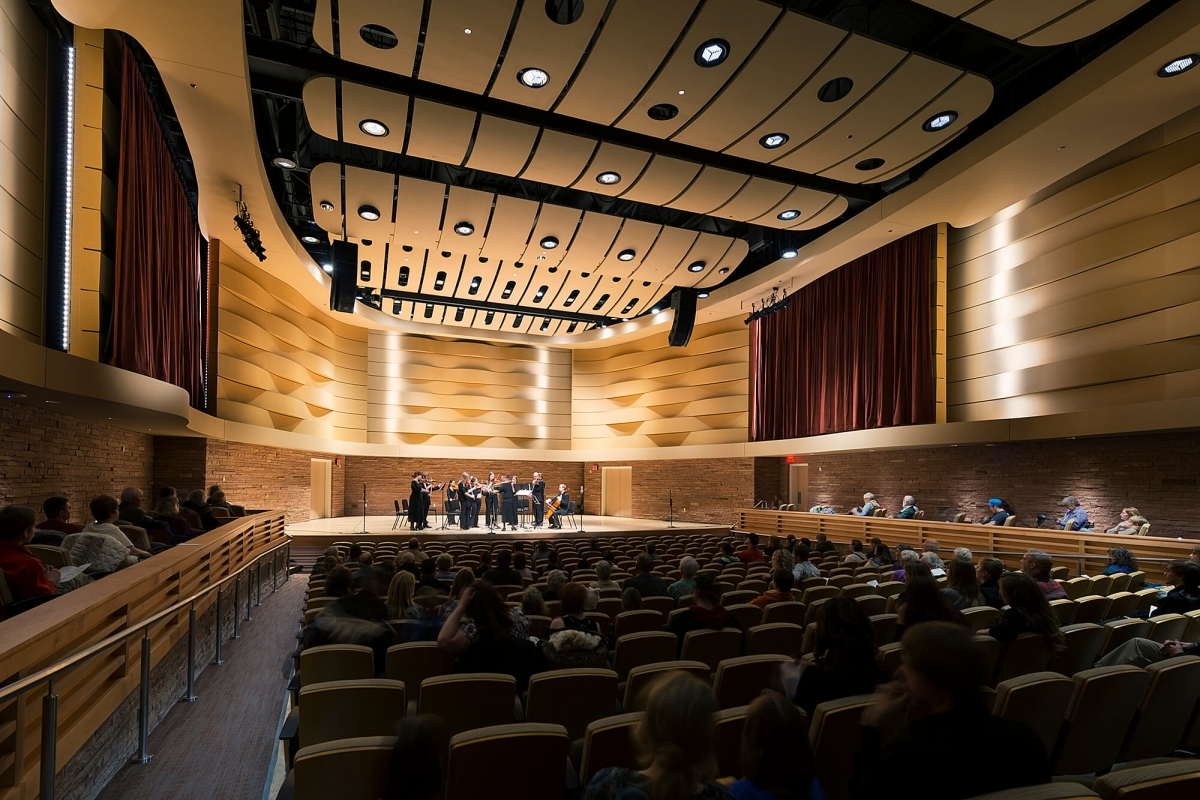 Photo of Wheeler Concert Hall at Casper College.