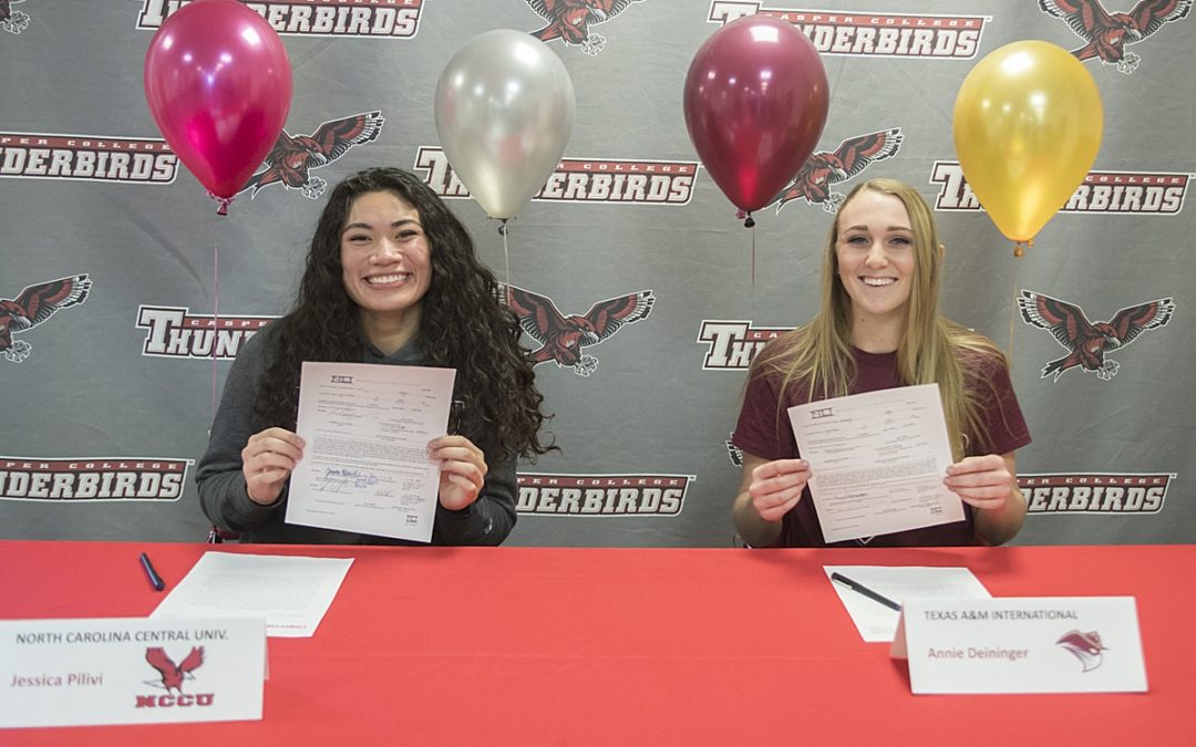 Volleyball Players Sign Letters of Intent