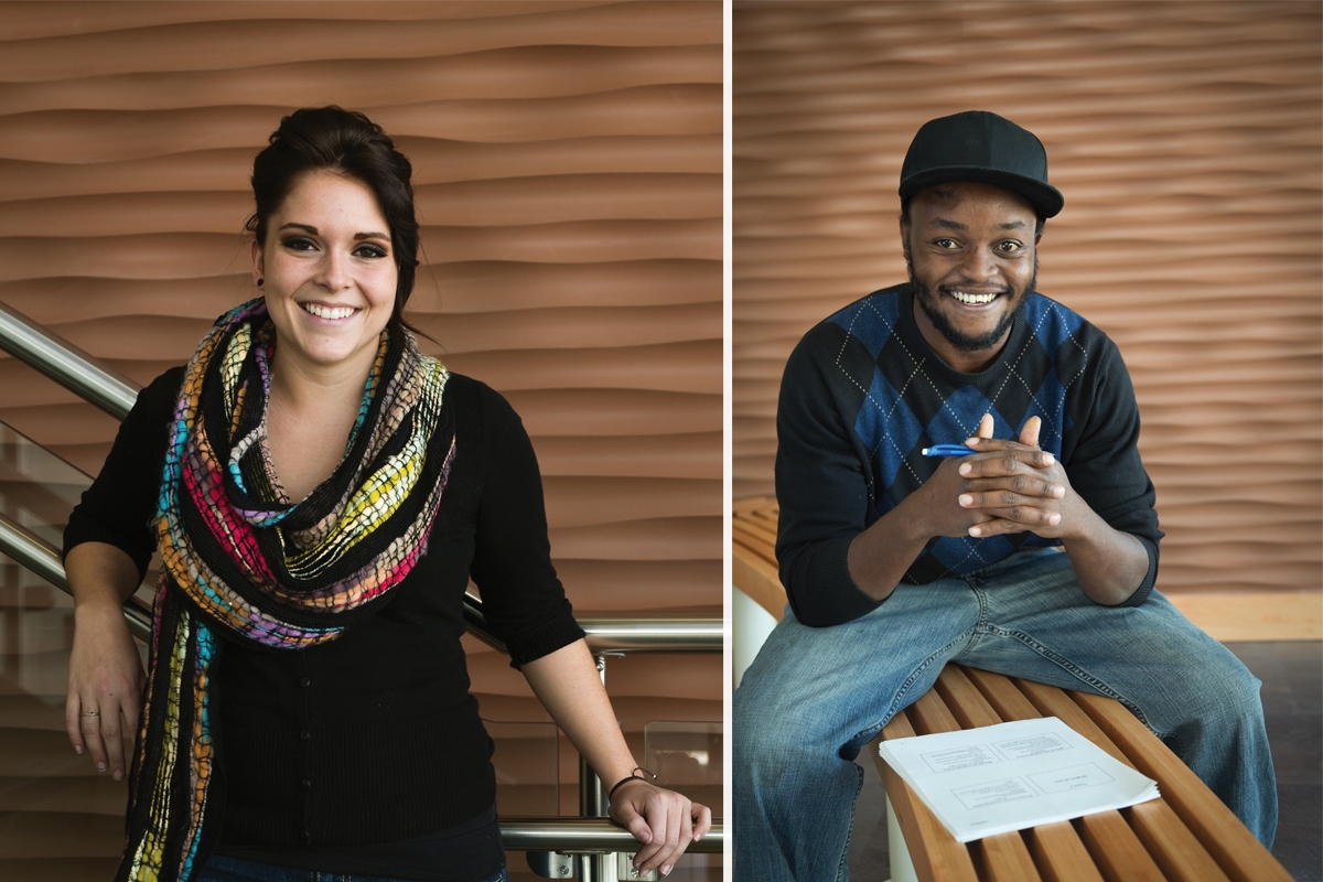 photo of two Casper College students