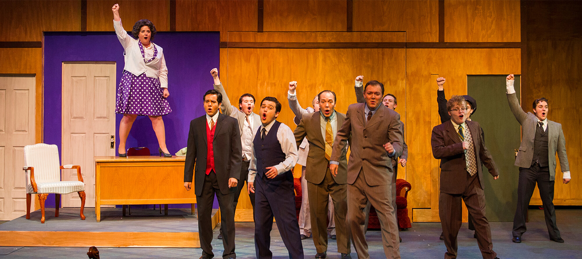 Photo of a theatre performance.