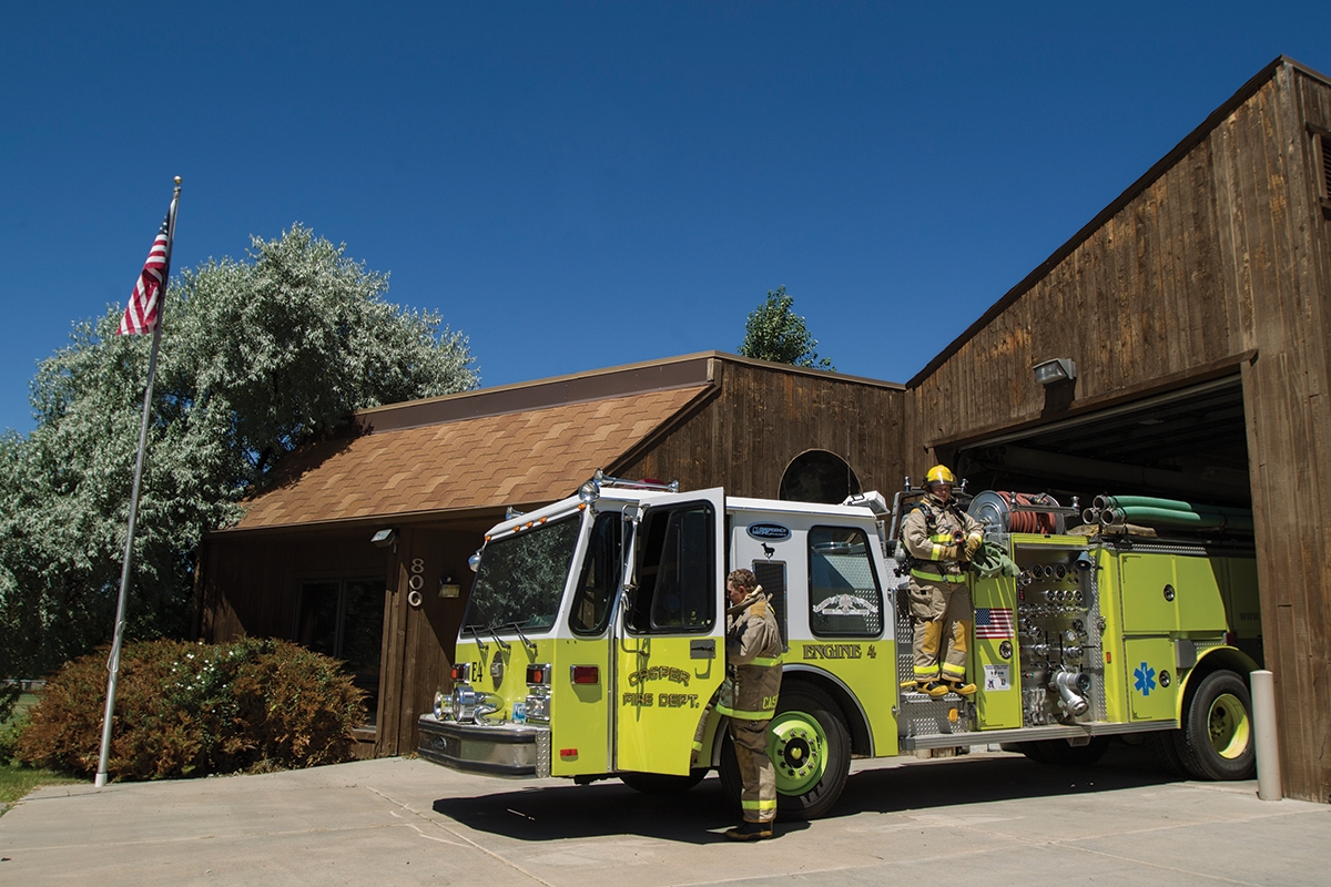 fire_science-station_casper-college Photo of fire station for fire science students at Casper College