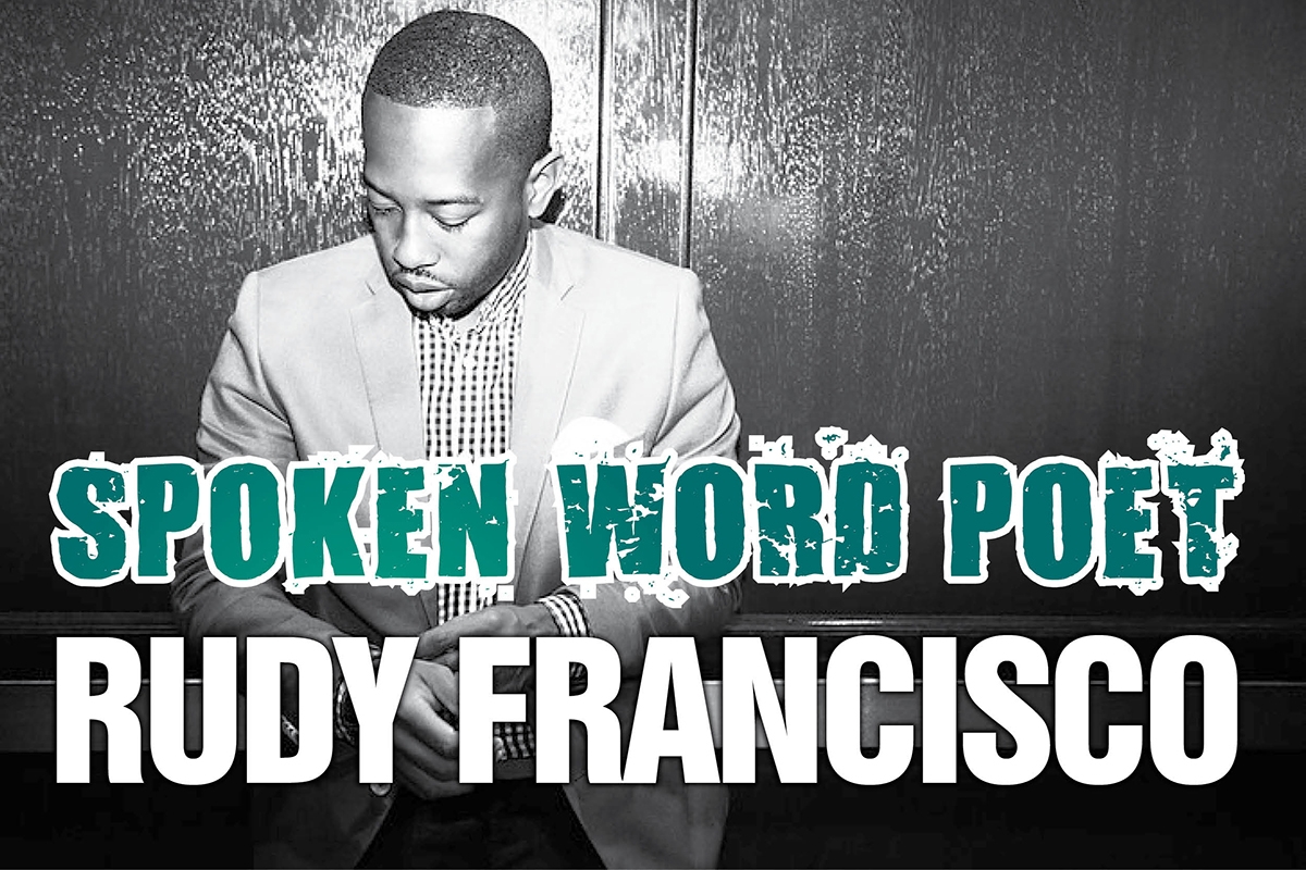 Well-known spoken word poet Rudy Francisco will perform on Friday, March 24 at 7 p.m. at the T-Bird Nest at Casper College
