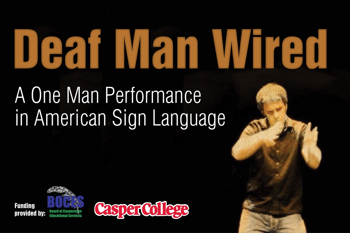 signfestheathgoodall Heath Goodall, Deaf Man “Wired” will be performing his one-man show in Durham Auditorium on Friday, Feb. 3 from 6:30 to 8 p.m.