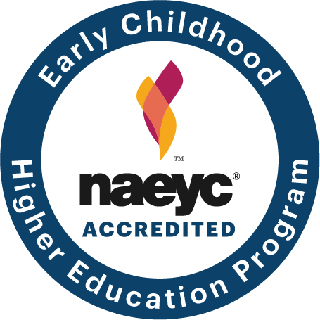 seal for NAEYC accredited early childhood higher education program