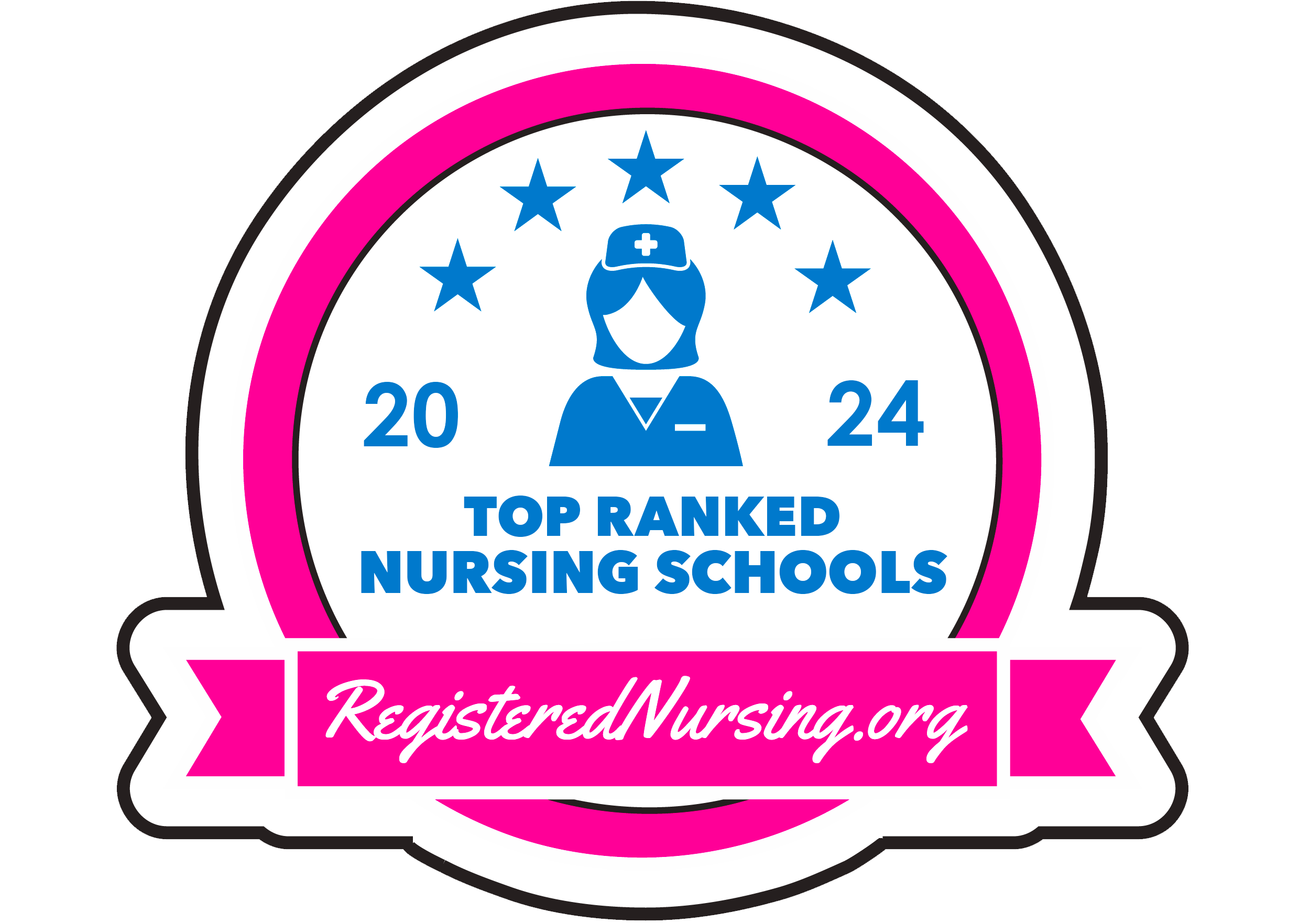 rn.org top nursing schools ranking logo