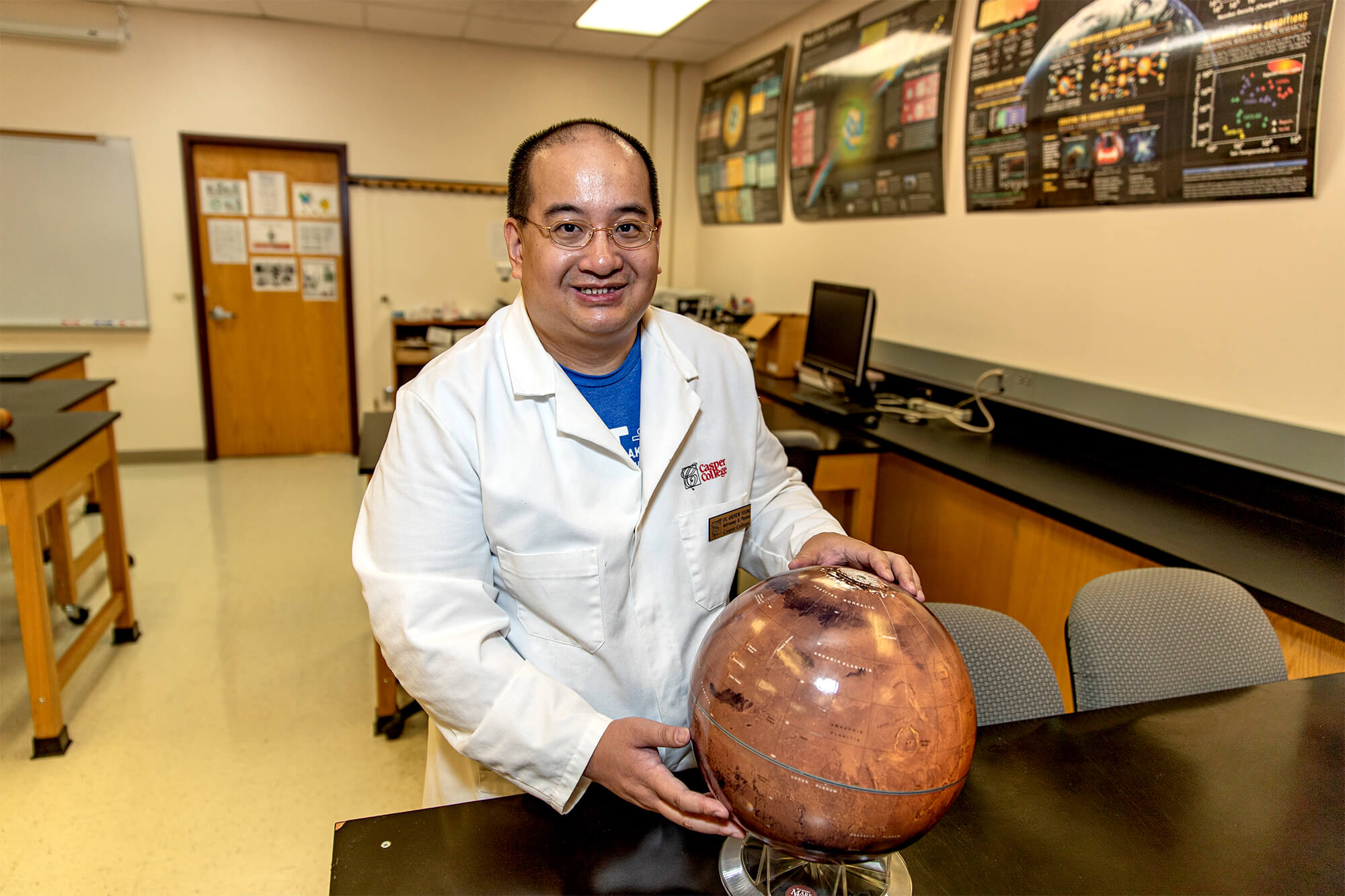 Color photograph of Casper College instructor Andrew Young, Ph.D.