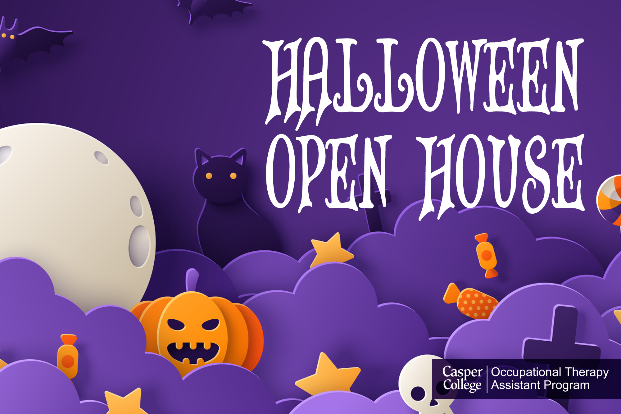 OTAHalloweenImage Halloween image with words Halloween Open House.