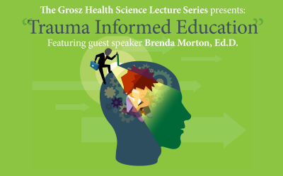 Image to advertise "Trauma Informed Education" presentation.