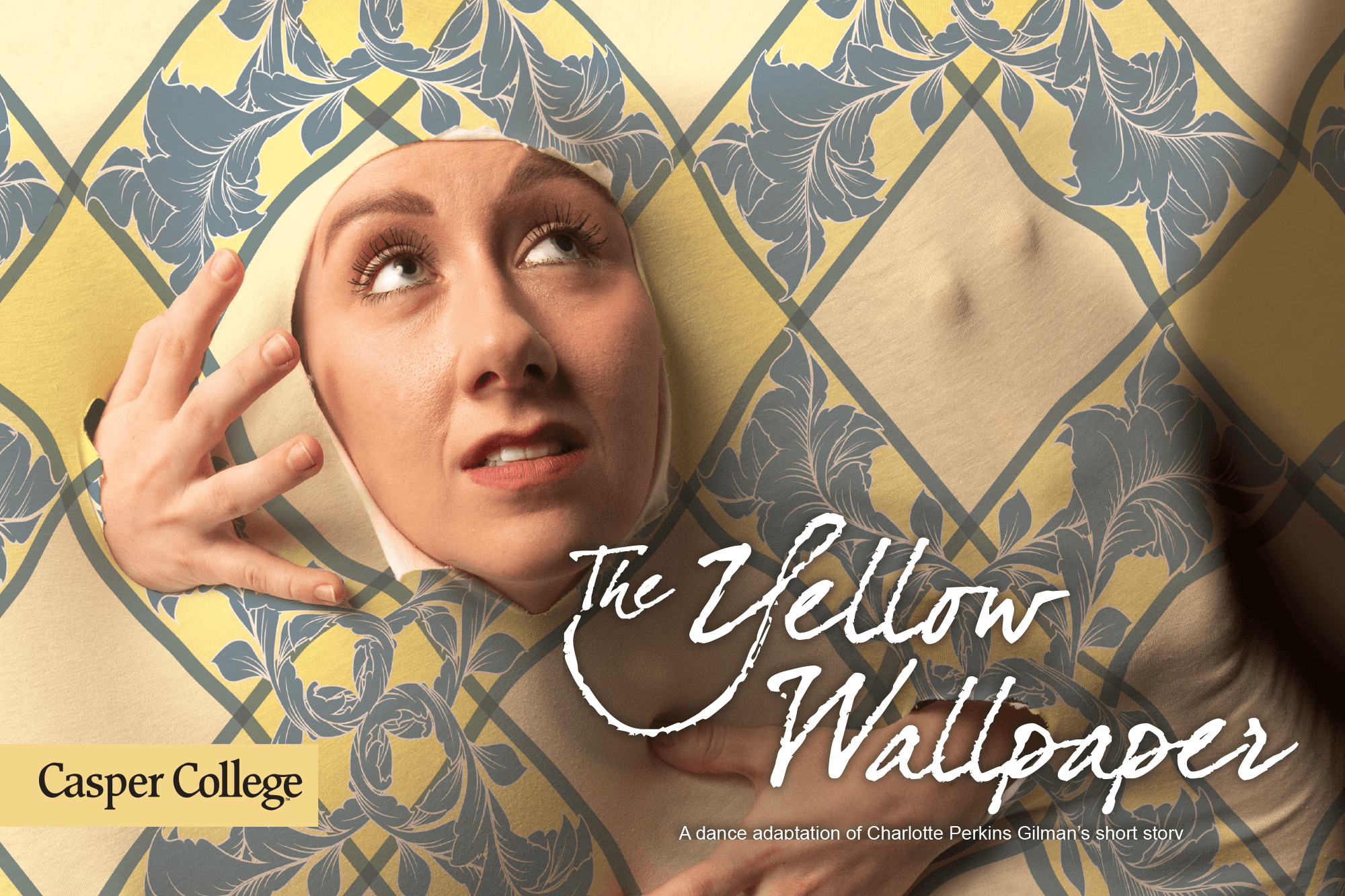 Image for the dance production of "The Yellow Wallpaper."