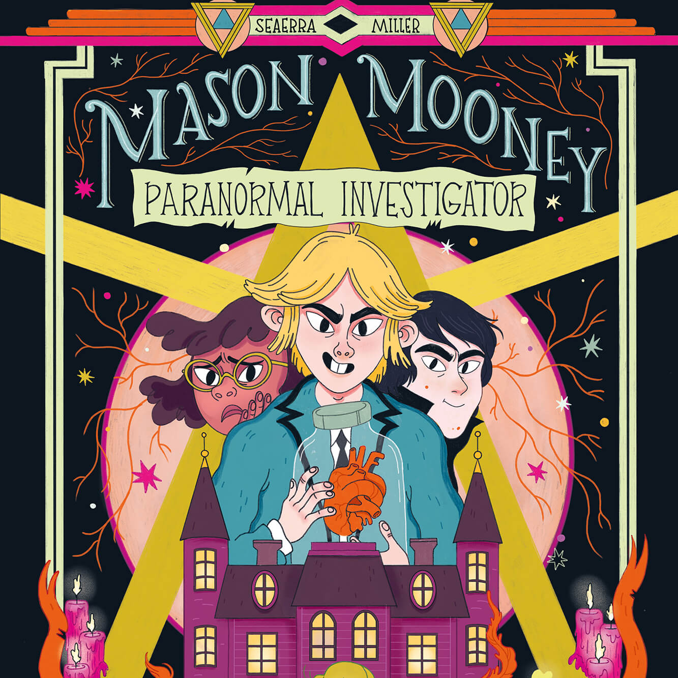 SeaerraMillerTalkImage–1020 Image of the book cover for "Mason Mooney Paranormal Investigator."