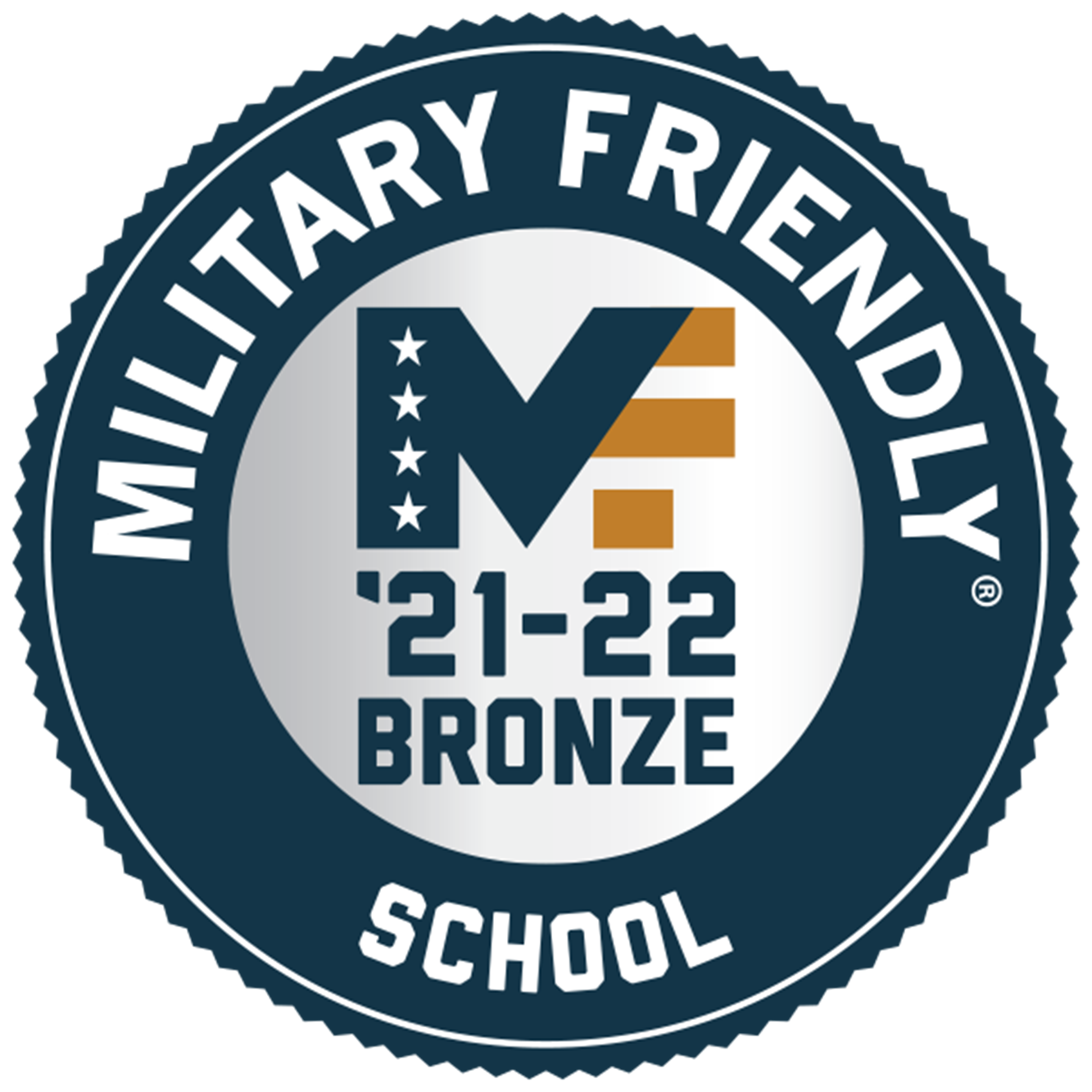 MilitaryFriendlyImage–0321 Military Friendly School Bronze logo.