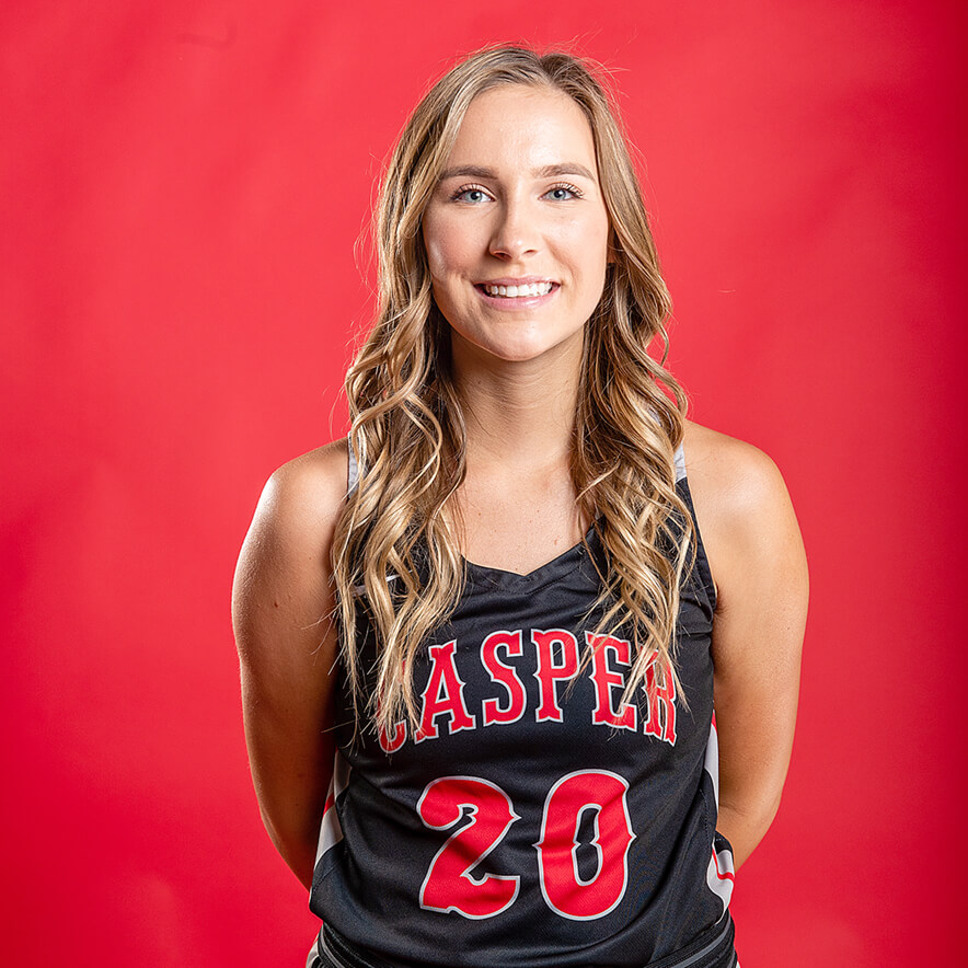 Photo of Casper College Women's Basketball player Kammie Ragsdale.