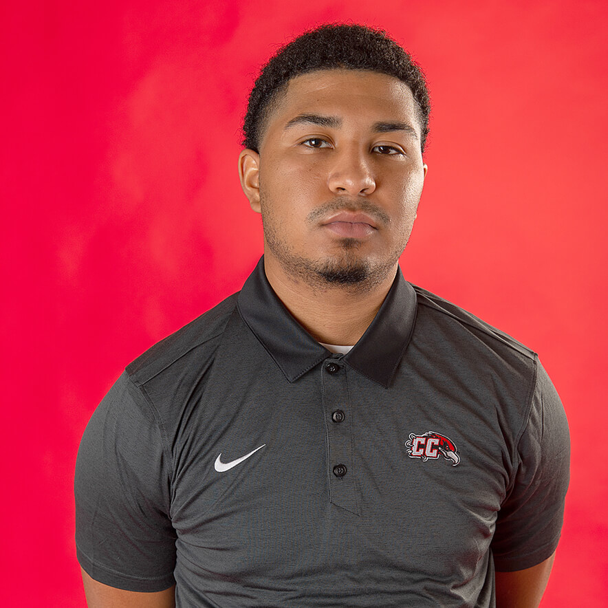 Photo of Casper College Men's Basketball player Dathan Satchell.