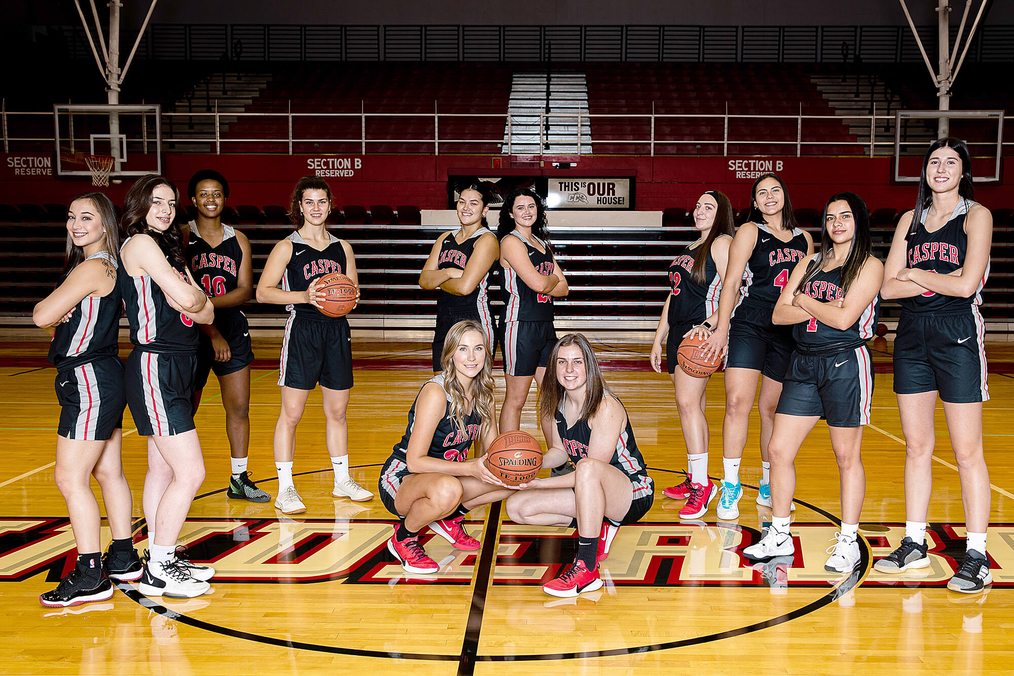 Women’sBBallAllRegionAwardImage–0421 Photo of the 2020-2021 Casper College Women's Basketball team.