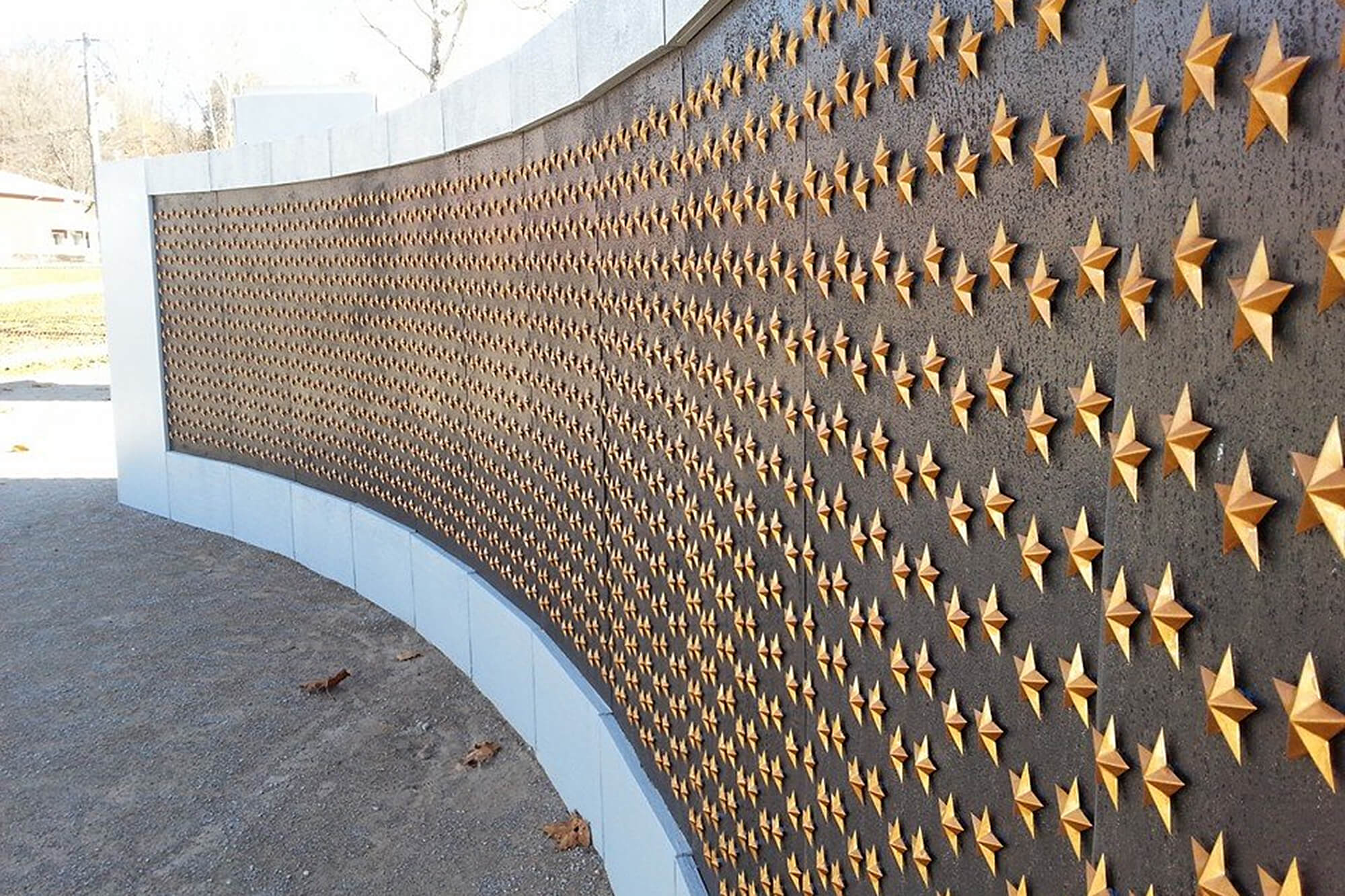 Photo of the Casper College hosts "World War II Traveling Memorial."