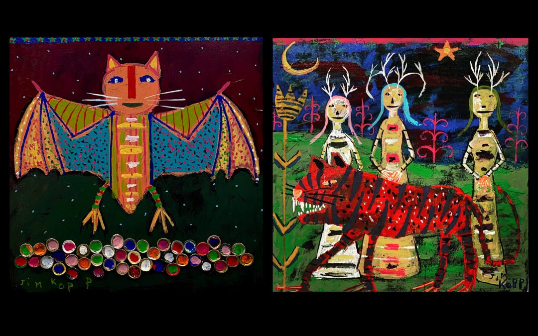 Folk and outsider artist Kopp’s works at Zahradnicek Gallery