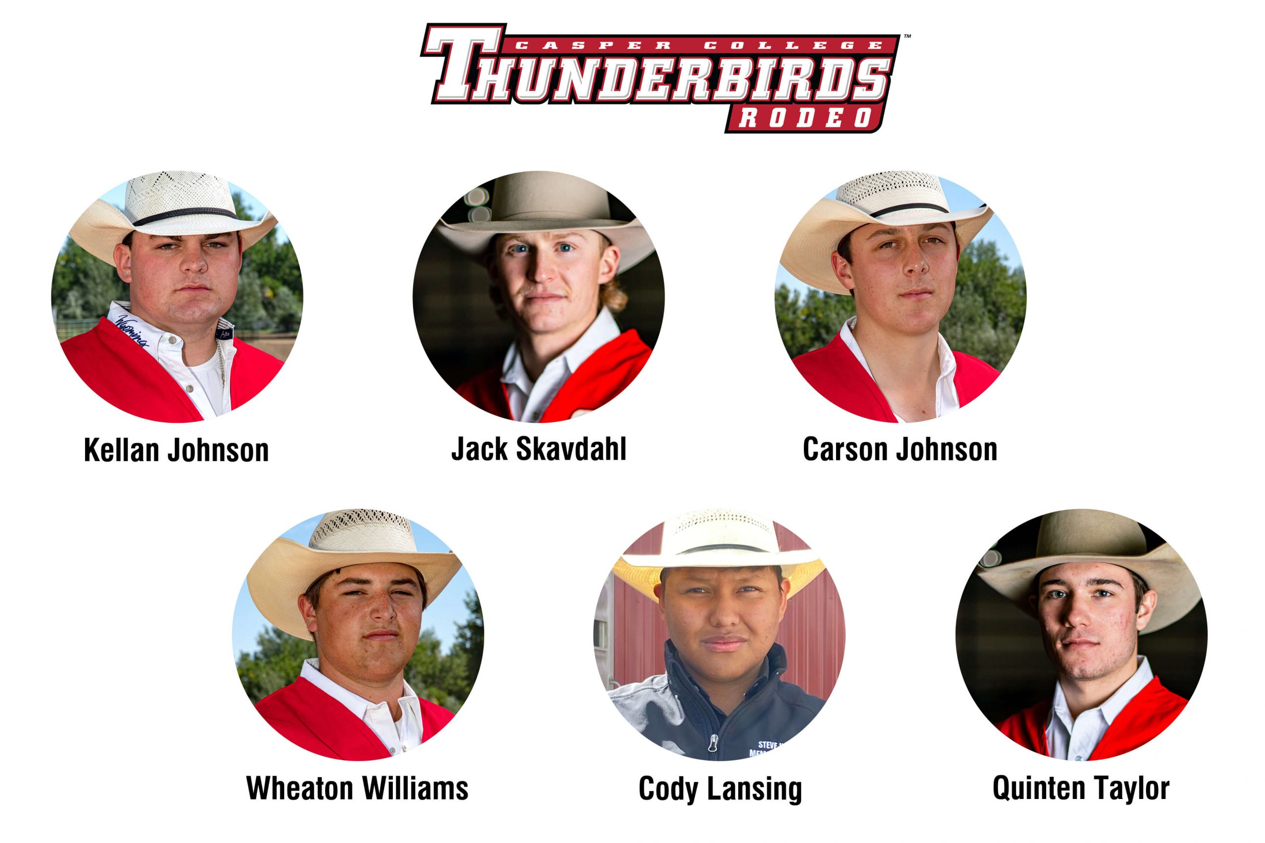 RodeoTeamCNFRImage–0621 Graphic for story on Casper College rodeo athletes at the College National Finals Rodeo.