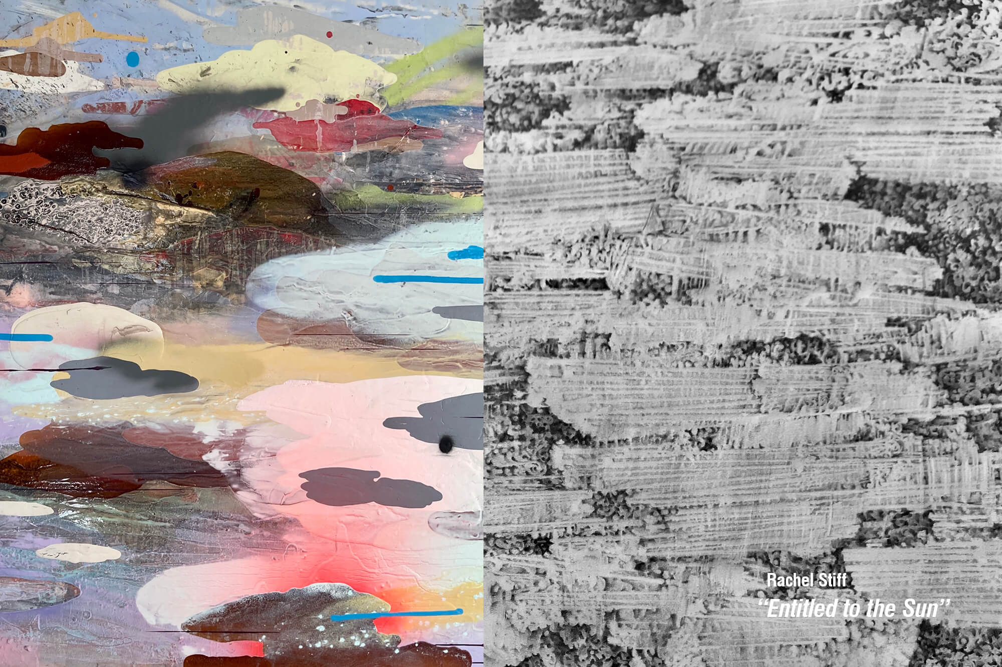 RachelStiffImage–0921 Photo of a painting and a graphite image.