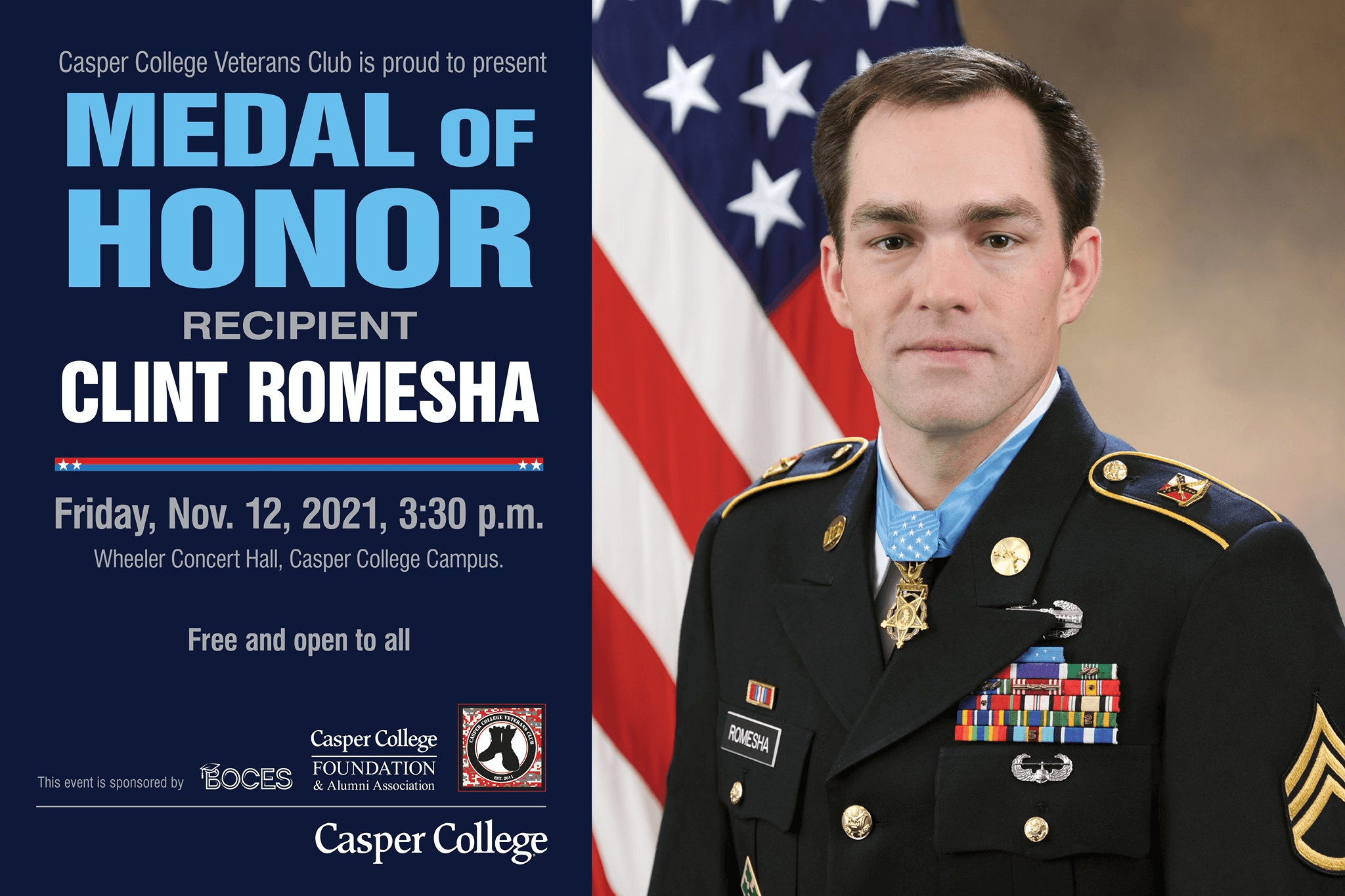 MedalofHonorClint RomeshaImage–1021 Image for Medal of Honor speaker.