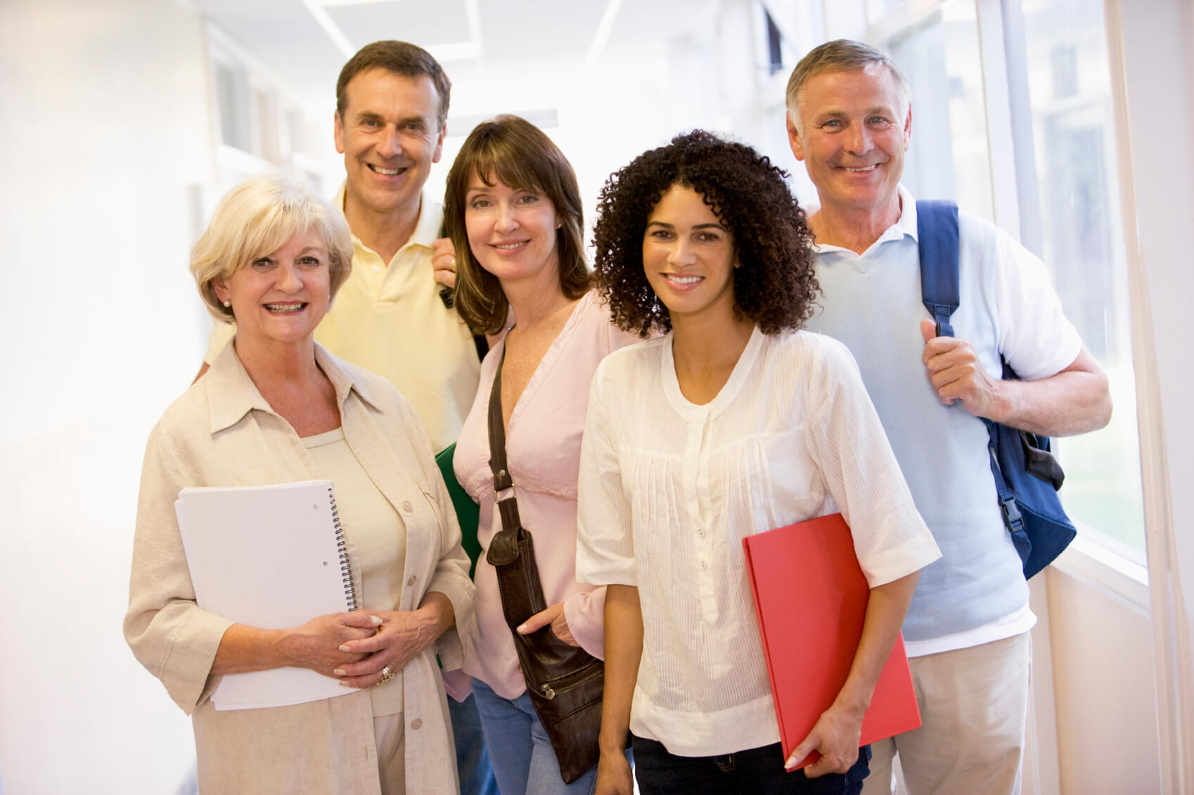 Photo of older students ready for class.