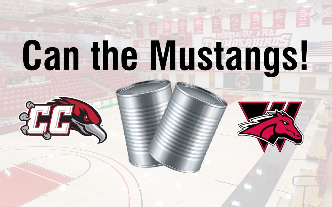 Help CC Basketball ‘Can the Mustangs’