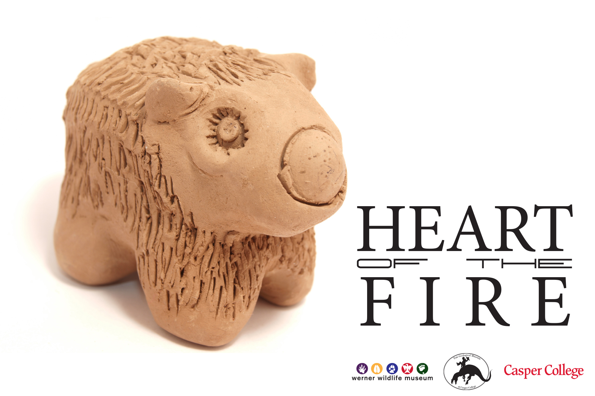 Image for "Heart of Fire" ceramic show.