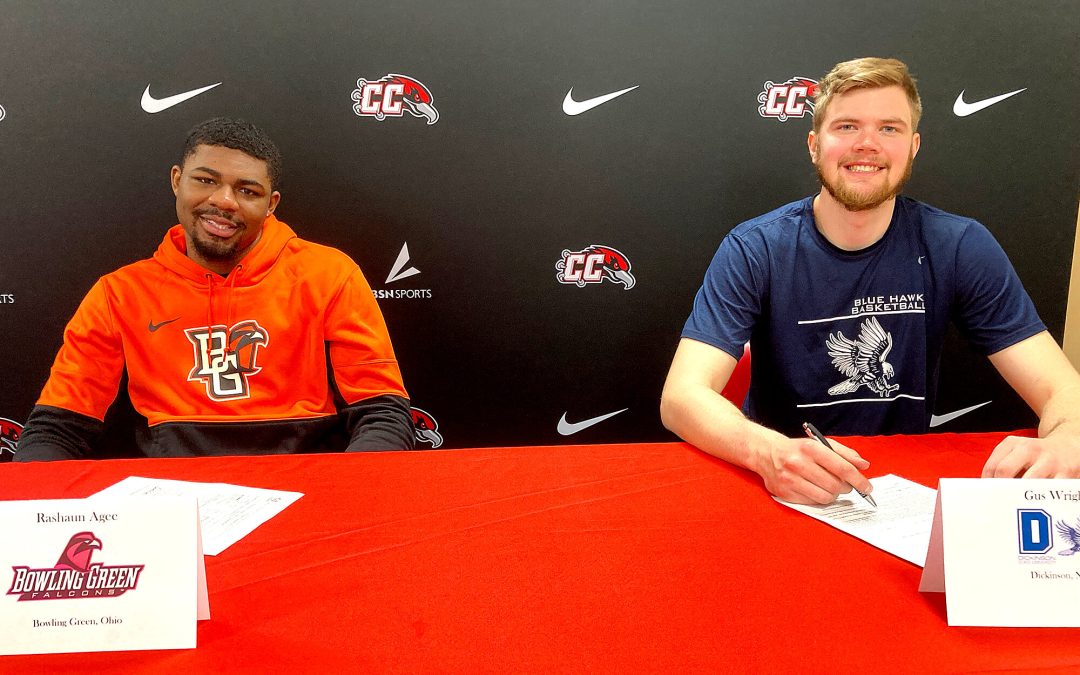 Agee and Wright sign letters of intent