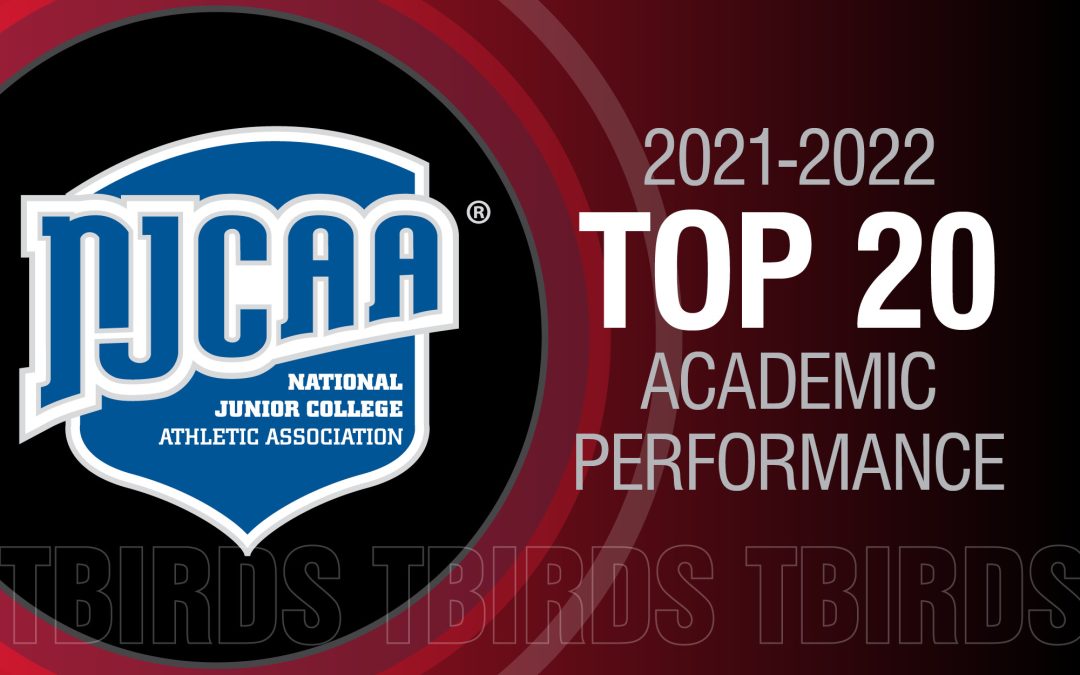 For the second year, Lady T-Birds rated Top 20 for Academic Performance