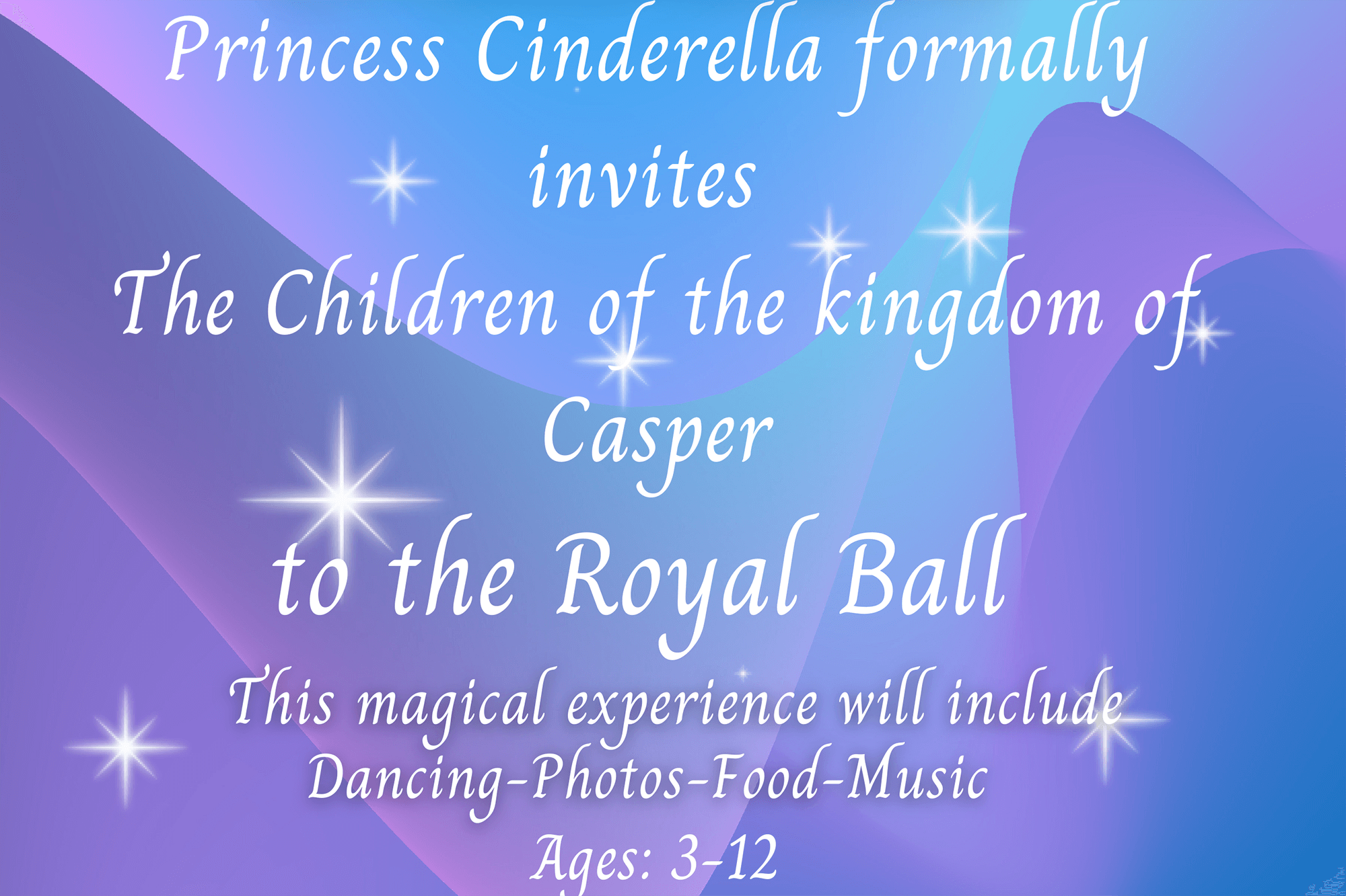 Image for Cinderella Ball press release.