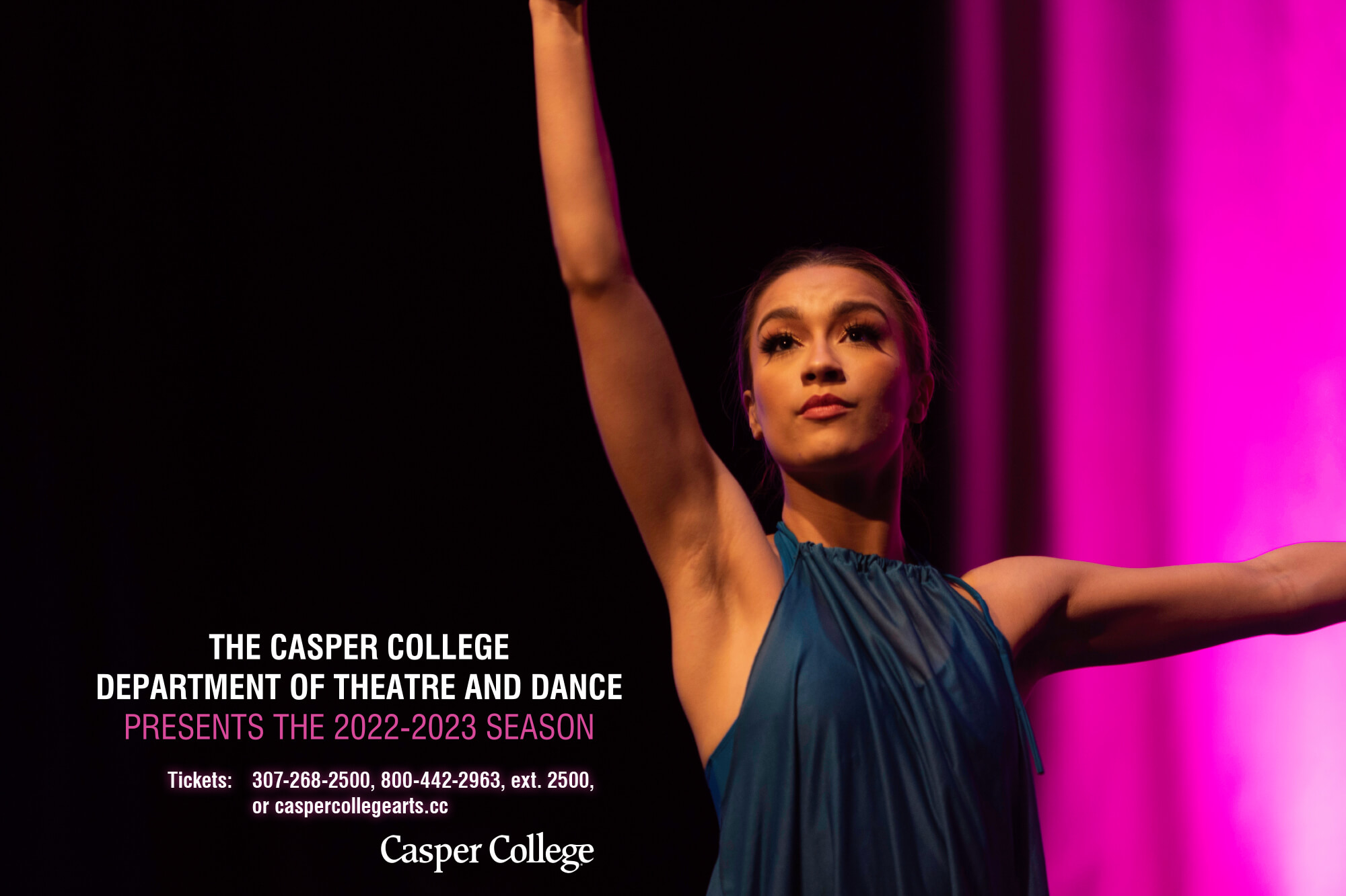 TheatreDanceSeasonImage–0922 Image for 2022-2023 theater and dance season press release.