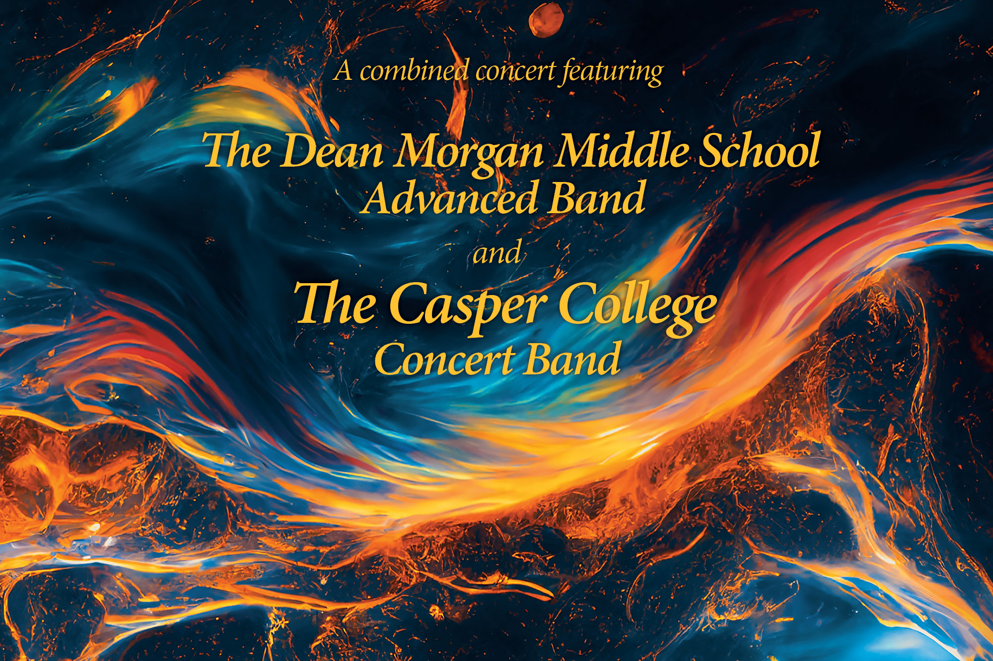 Image for Dean Morgan and Casper College concert.