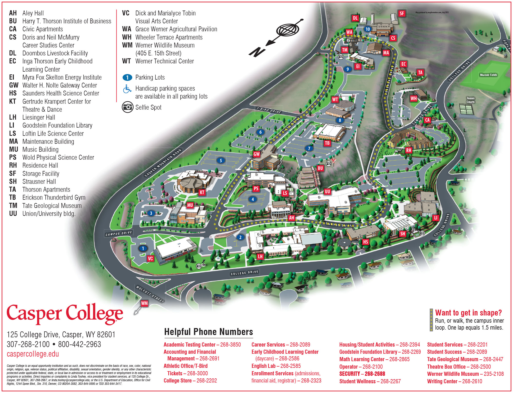 Maps & Directions Casper College