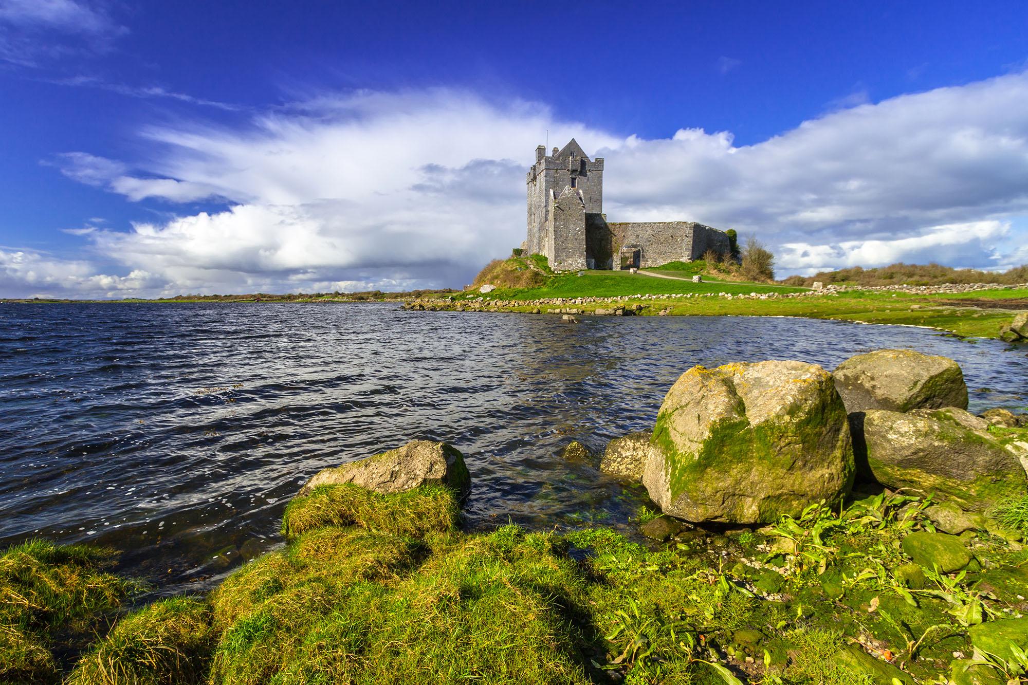 Photo of a castle in Ireland for the OLLI Ireland trip press release.