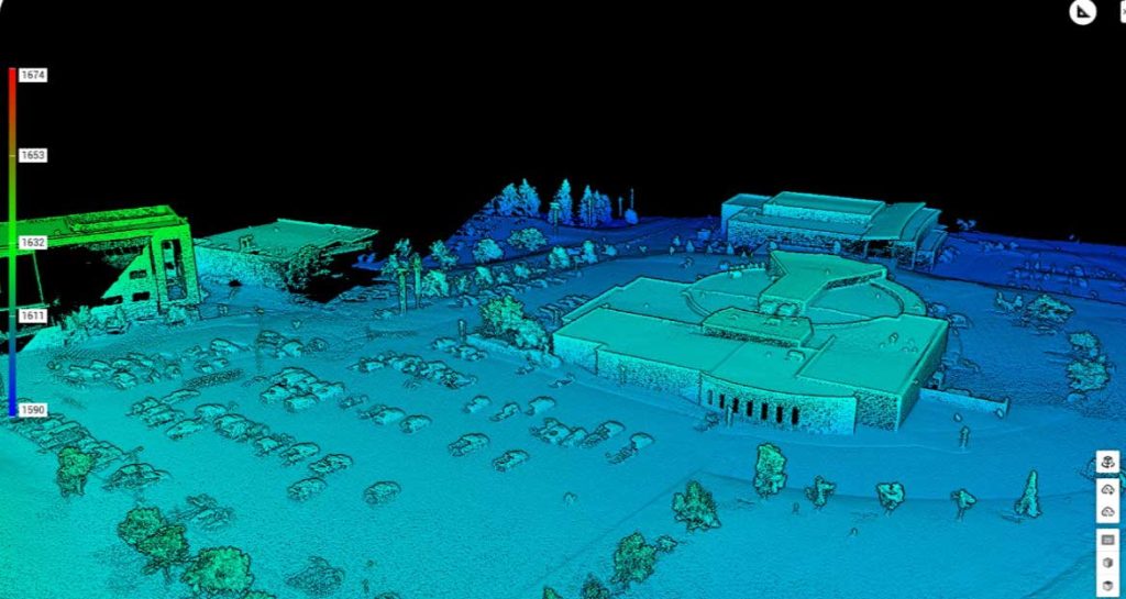 LiDAR Data Model of the Casper College Campus