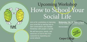 How to School Your Social Life Flyer