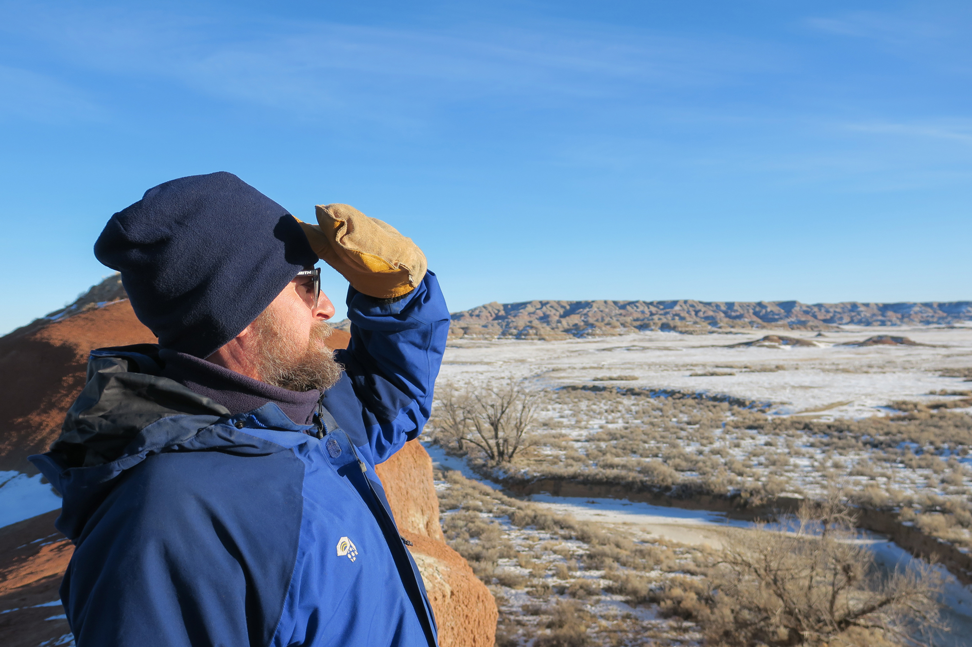 ChadHansonRedPeakImage-0523 Photo of Chad Hanson looking for wild mustangs.