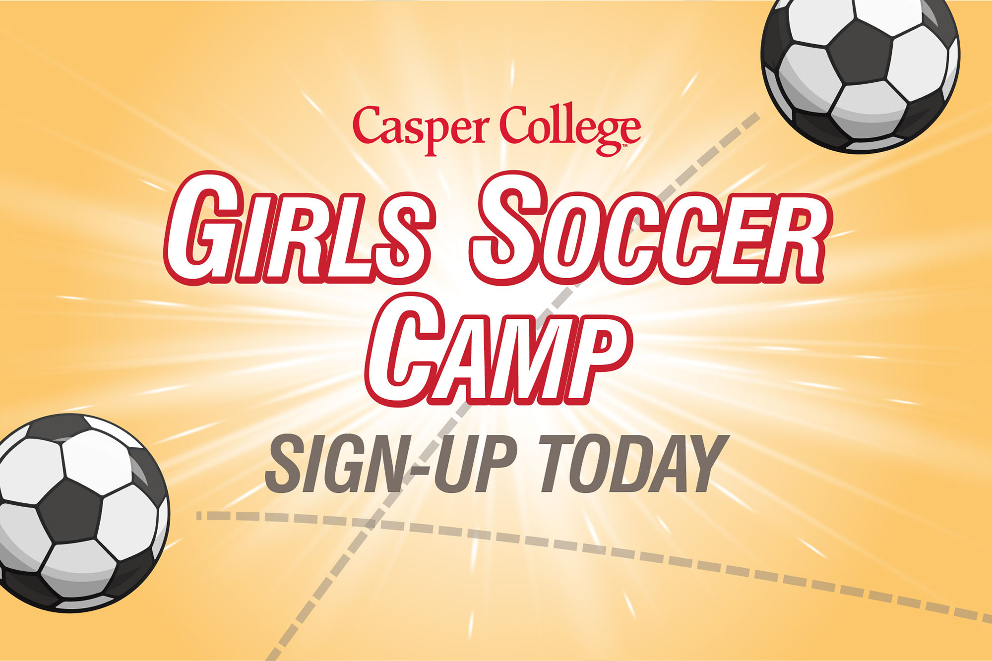 Summer Sports Camps Hero image 23 Image for girl's 2023 soccer camp.
