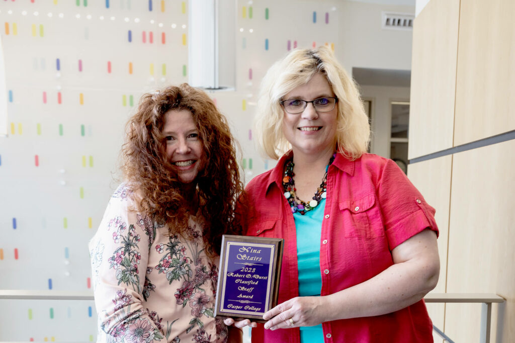 Photo of Jennifer Harshman and Nina Stairs.