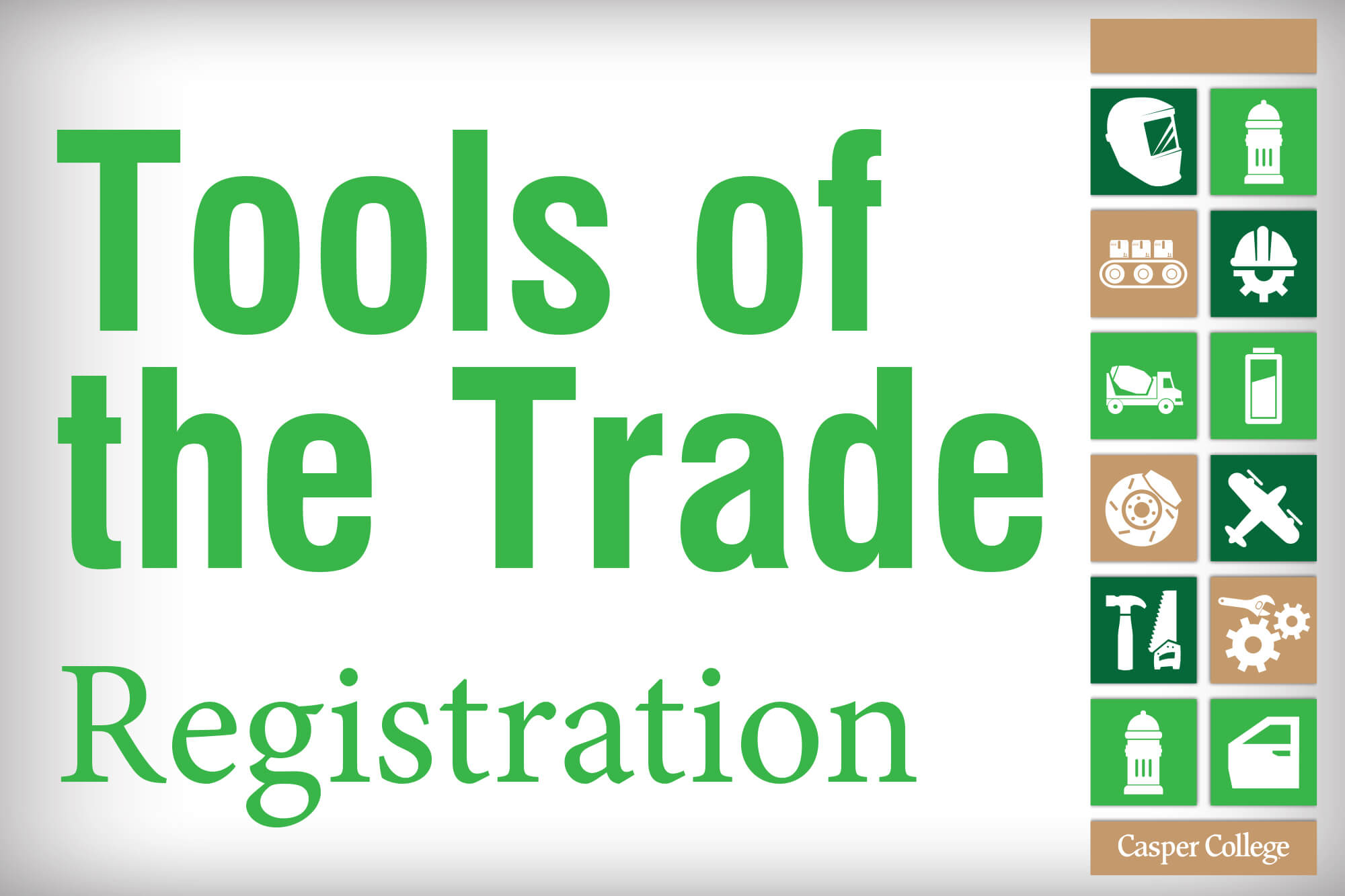 Image for third "Tools of the Trade" press release.