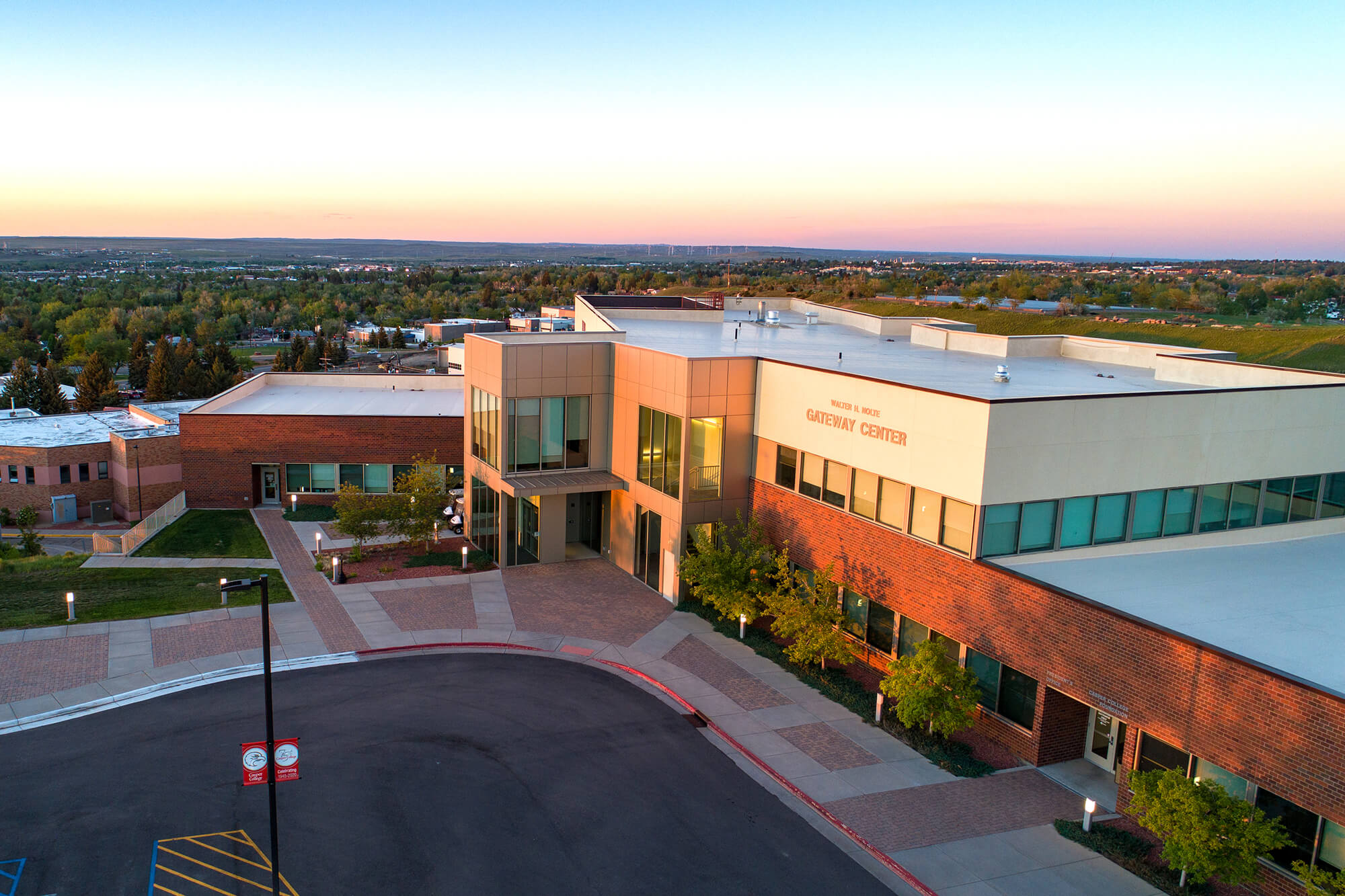 Photo of the Gateway Center for press release.