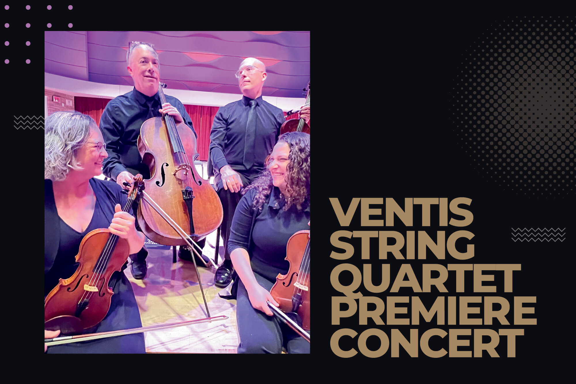 Image for Ventis Sting Quartet Concert press release.